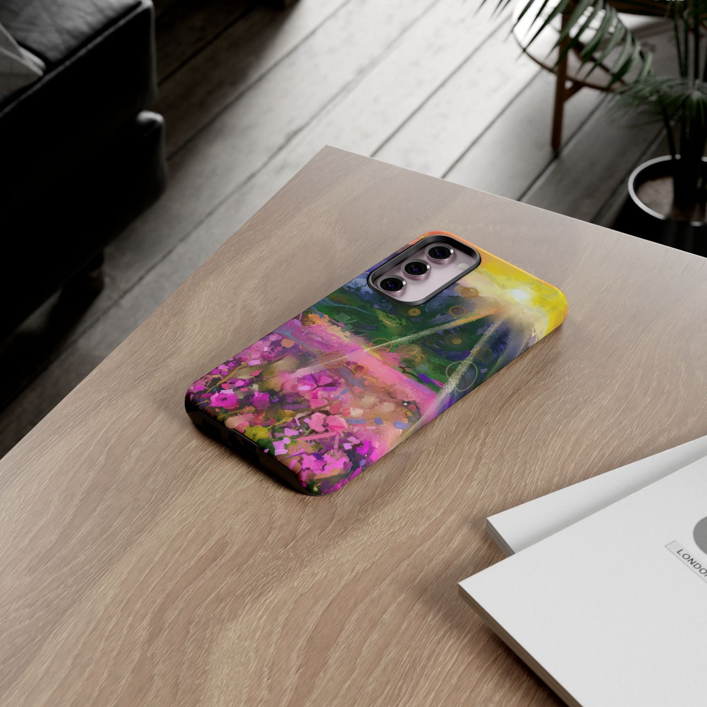 Samsung Galaxy S23 - Tough Case-Phone Case: Year of Art-Sunset with Flowers