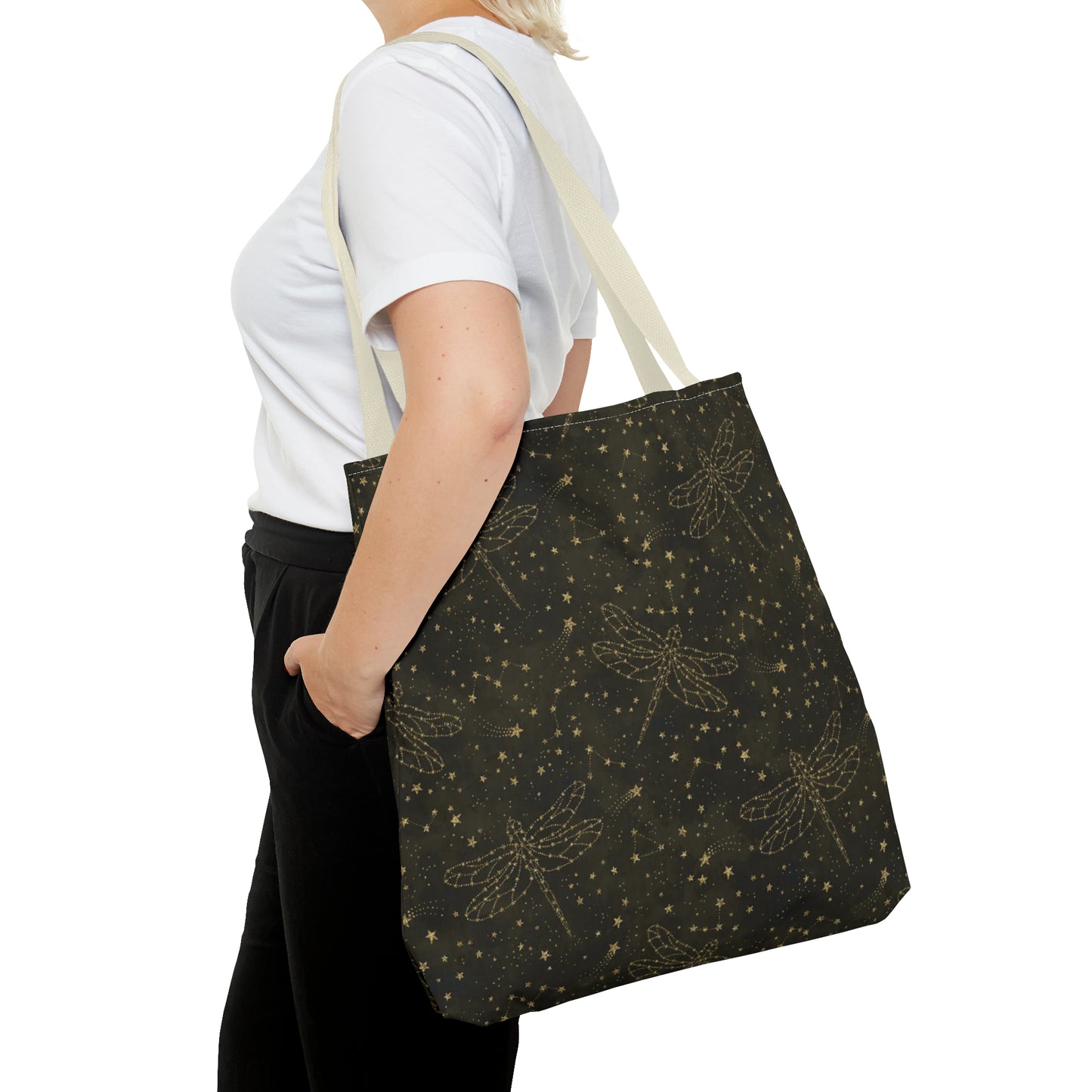 Tote Bag: large-18x18; "The Sun, The Moon, And The Stars"