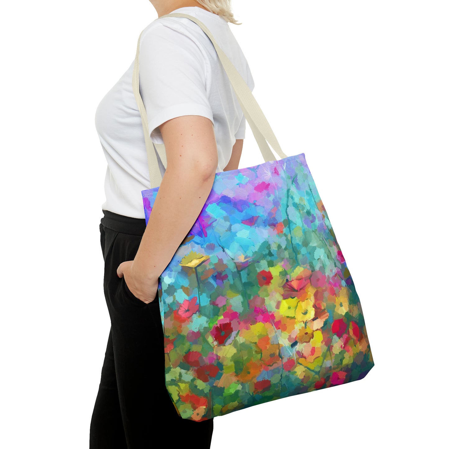 Tote Bag: large-18x18; "Year of Art"