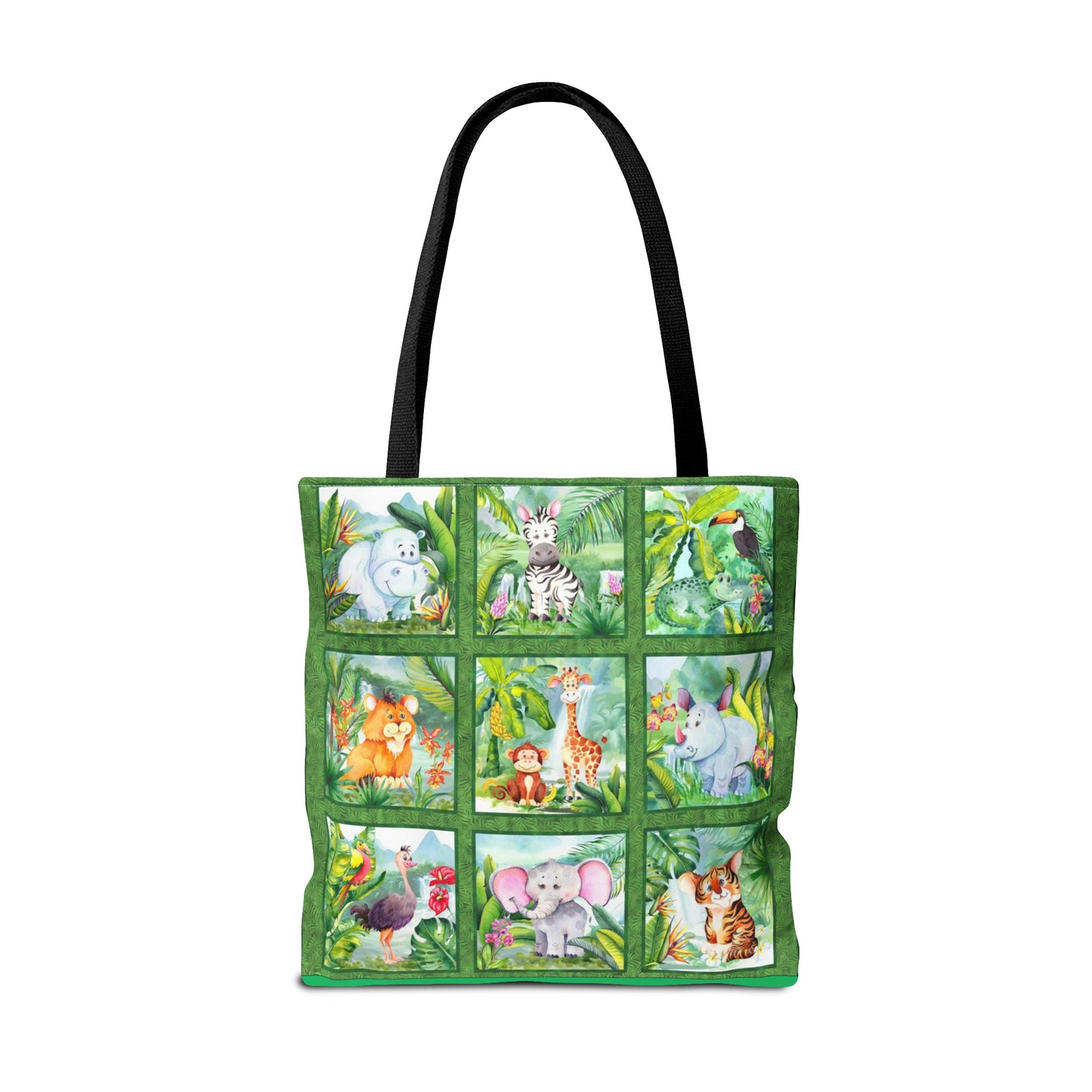 Tote Bag: large-18x18; "Jungle Friends"