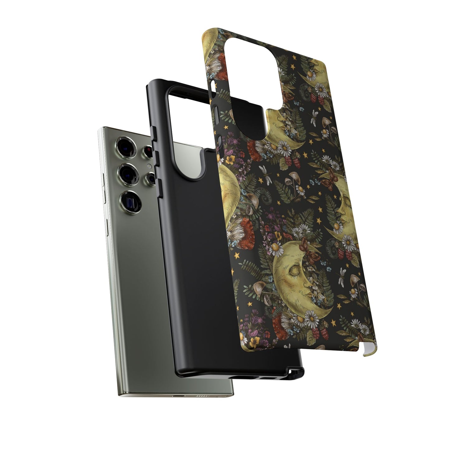 Samsung Galaxy S23 - Tough Case-Phone Case: The Sun, The Moon, And the Stars-Smiling Suns