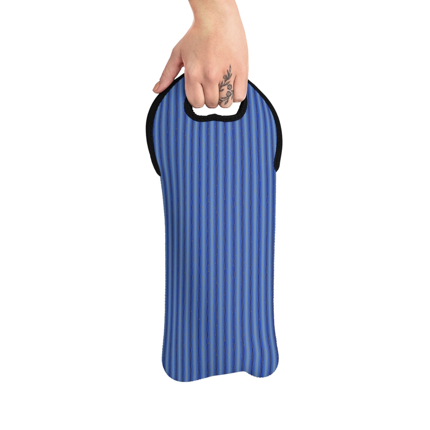 Stylish Striped Wine Tote Bag - Perfect for Parties & Entertaining