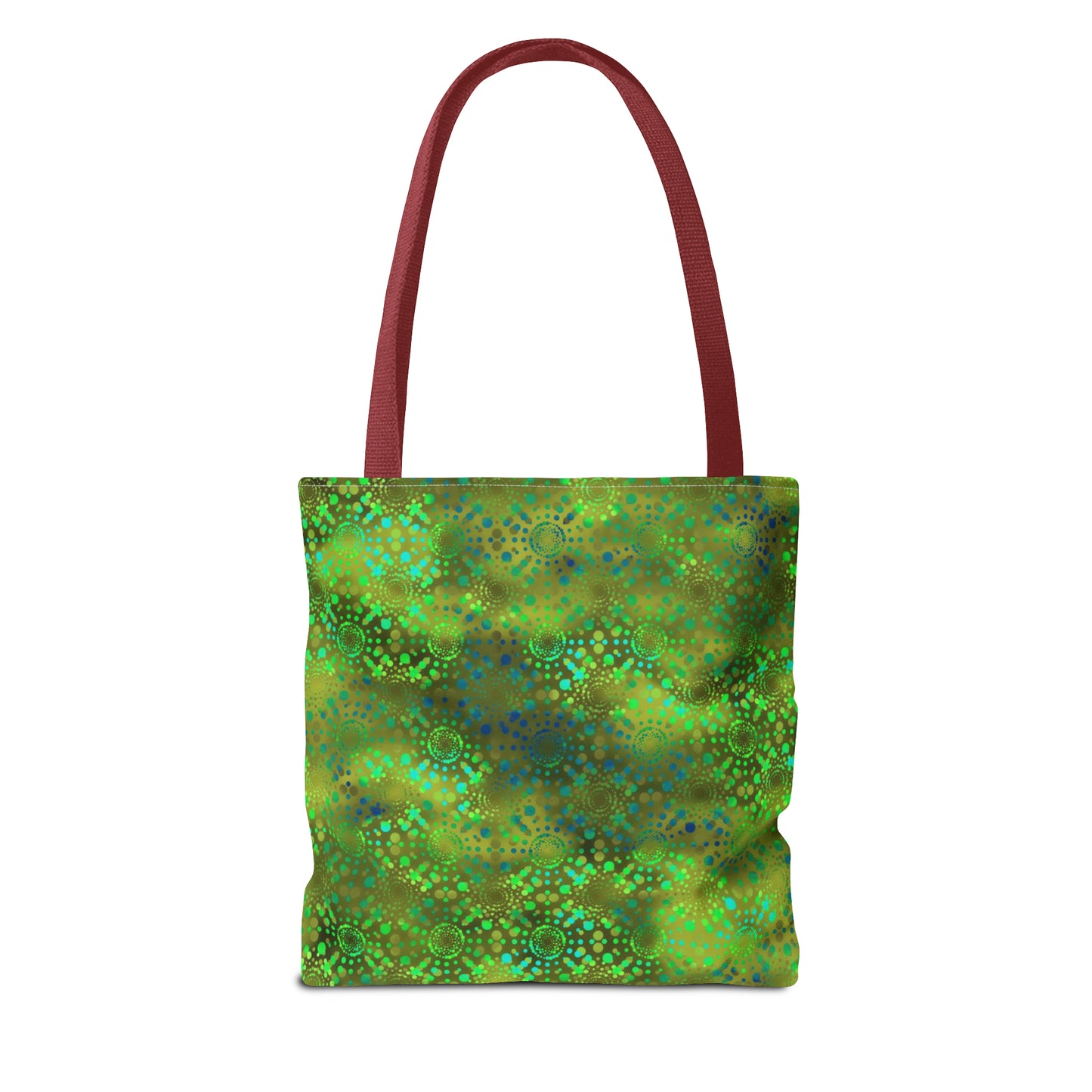 Tote Bag: Large-18x18; Dreamscapes-Green Kalaidoscope