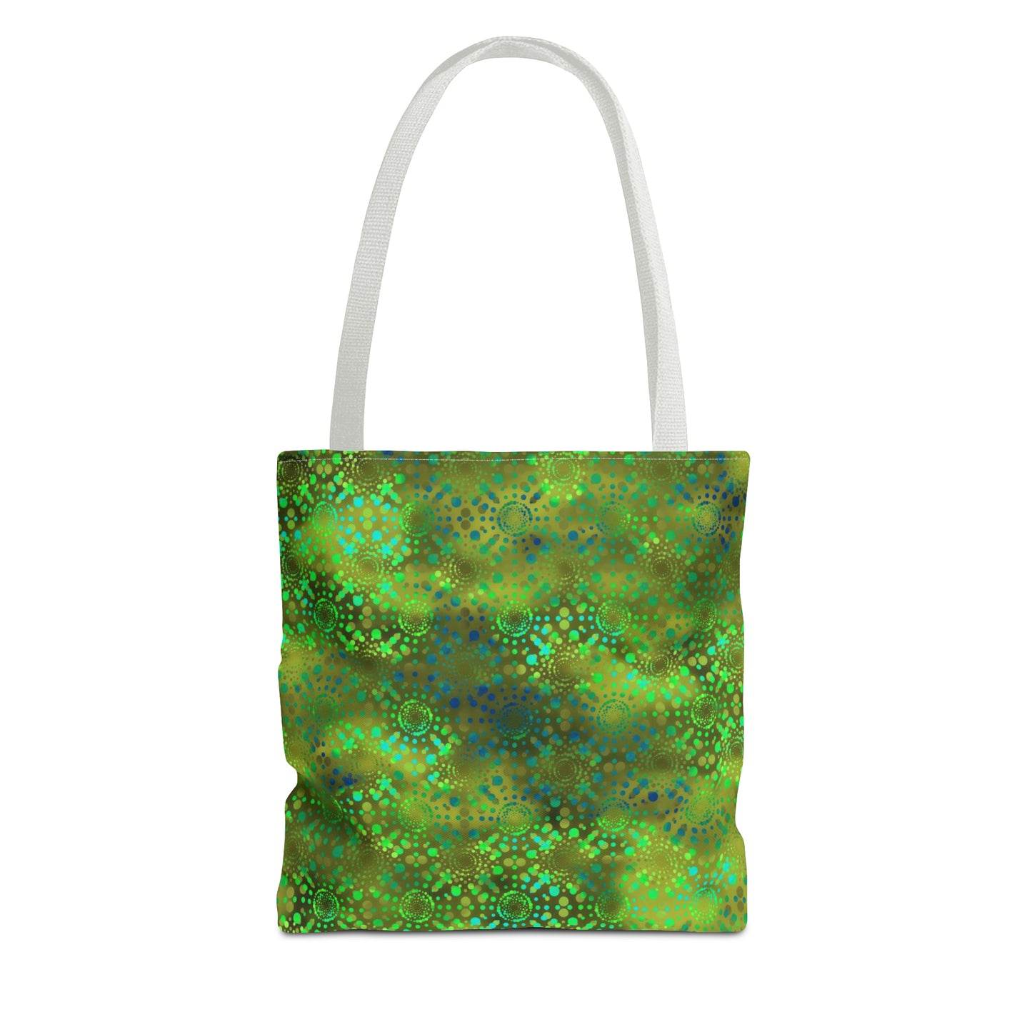 Tote Bag: Large-18x18; Dreamscapes-Green Kalaidoscope