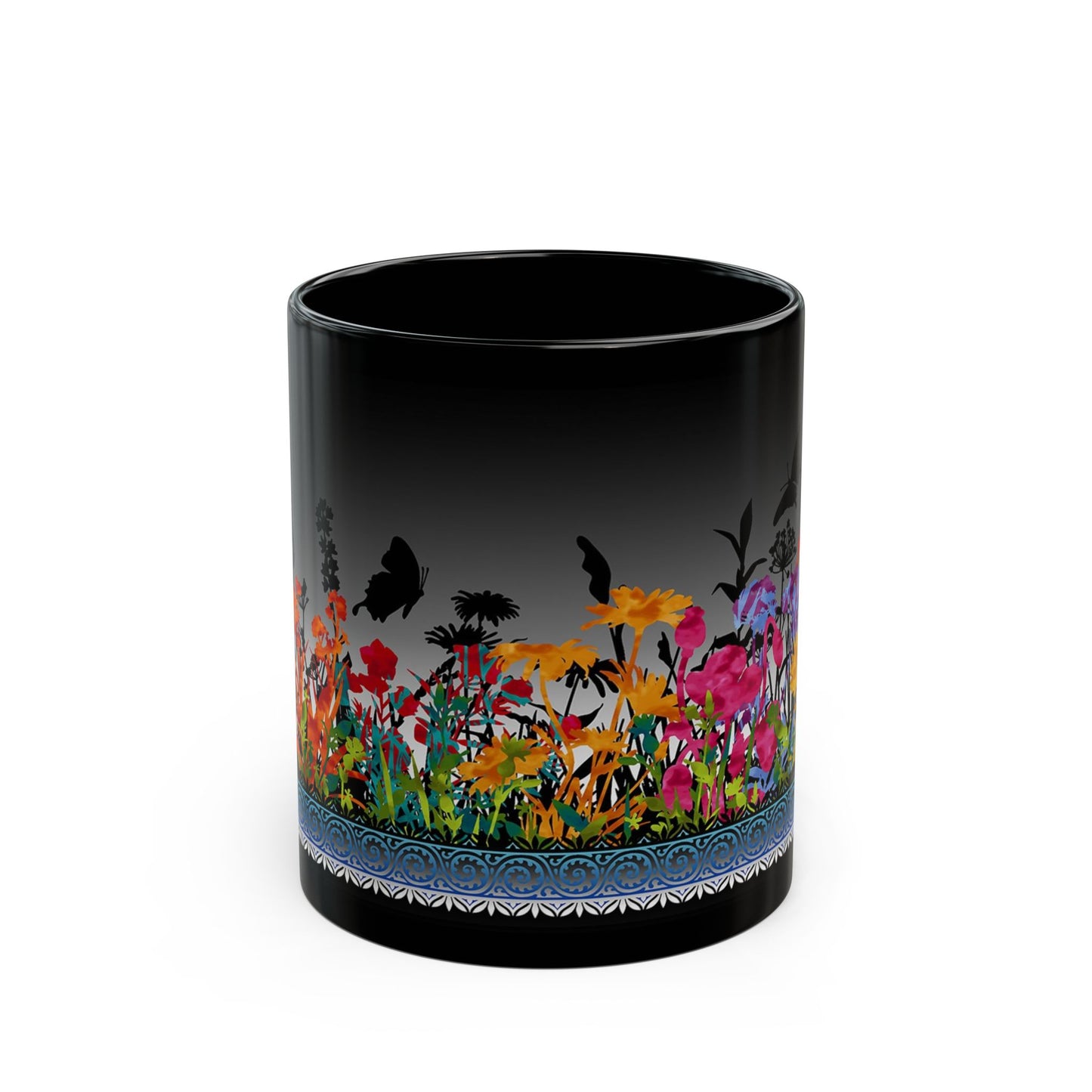 Ceramic Mug: Black; Dreamscapes II