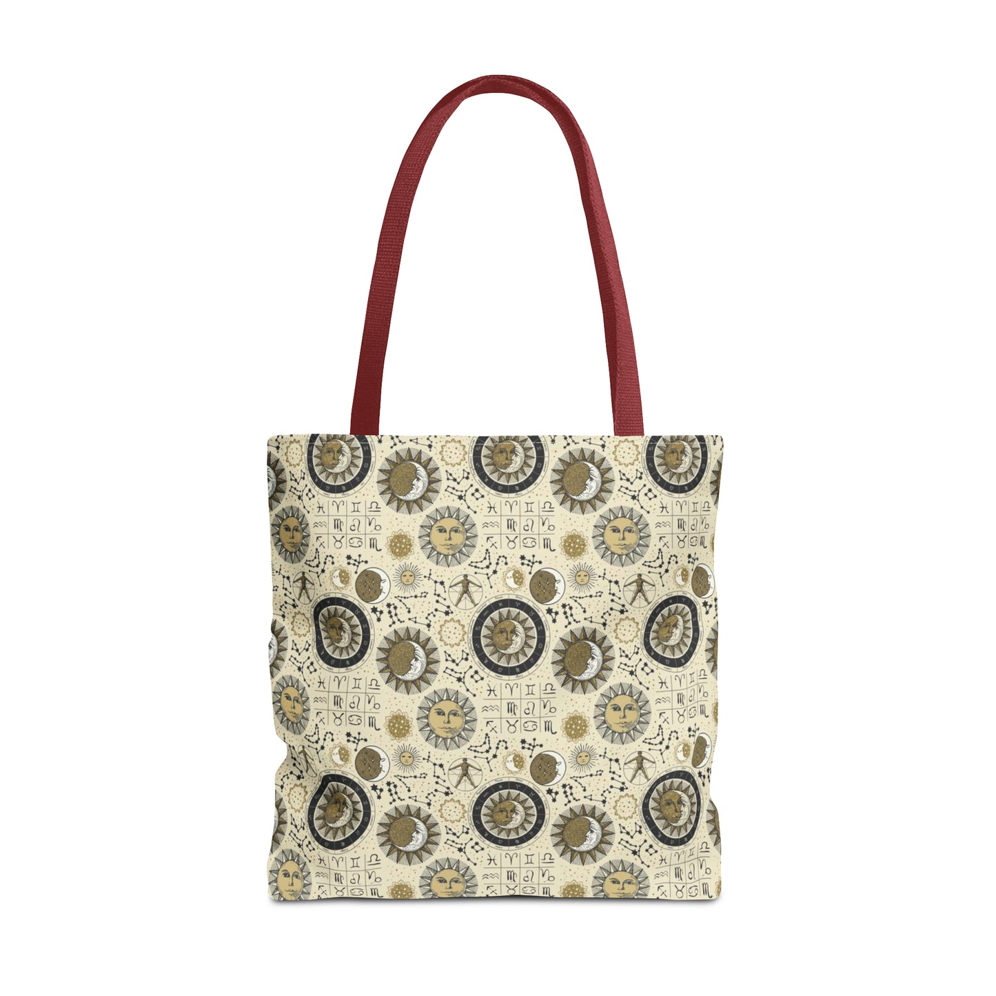 Tote Bag: large-18x18; "The Sun, The Moon, And The Stars"