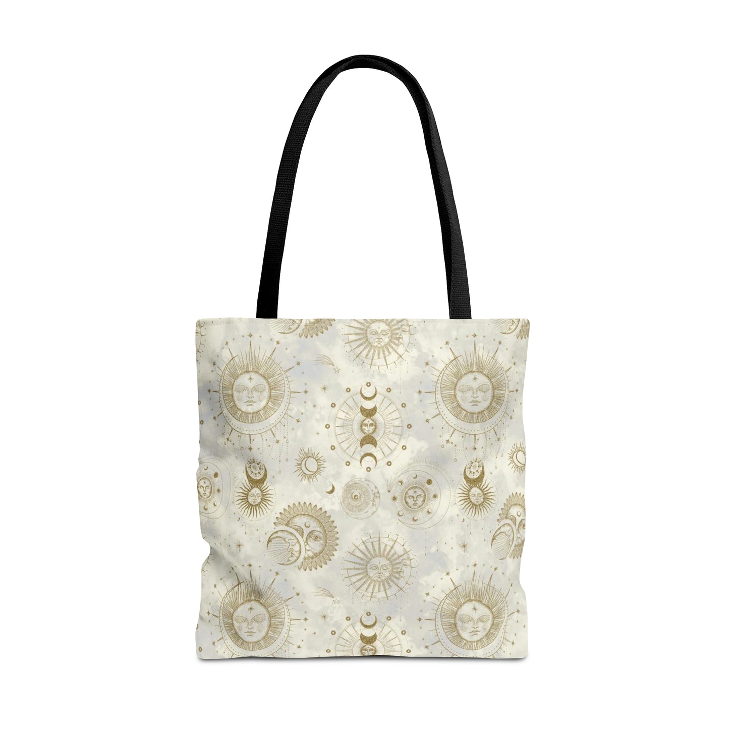 Tote Bag: large-18x18; "The Sun, The Moon, And The Stars"