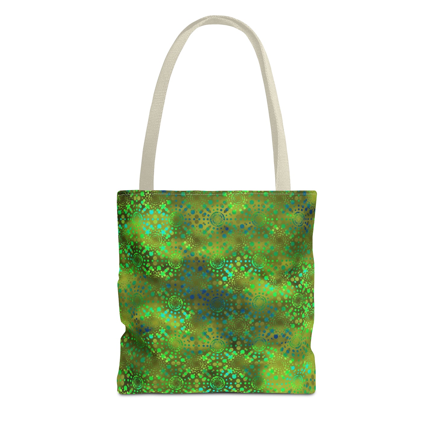 Tote Bag: Large-18x18; Dreamscapes-Green Kalaidoscope