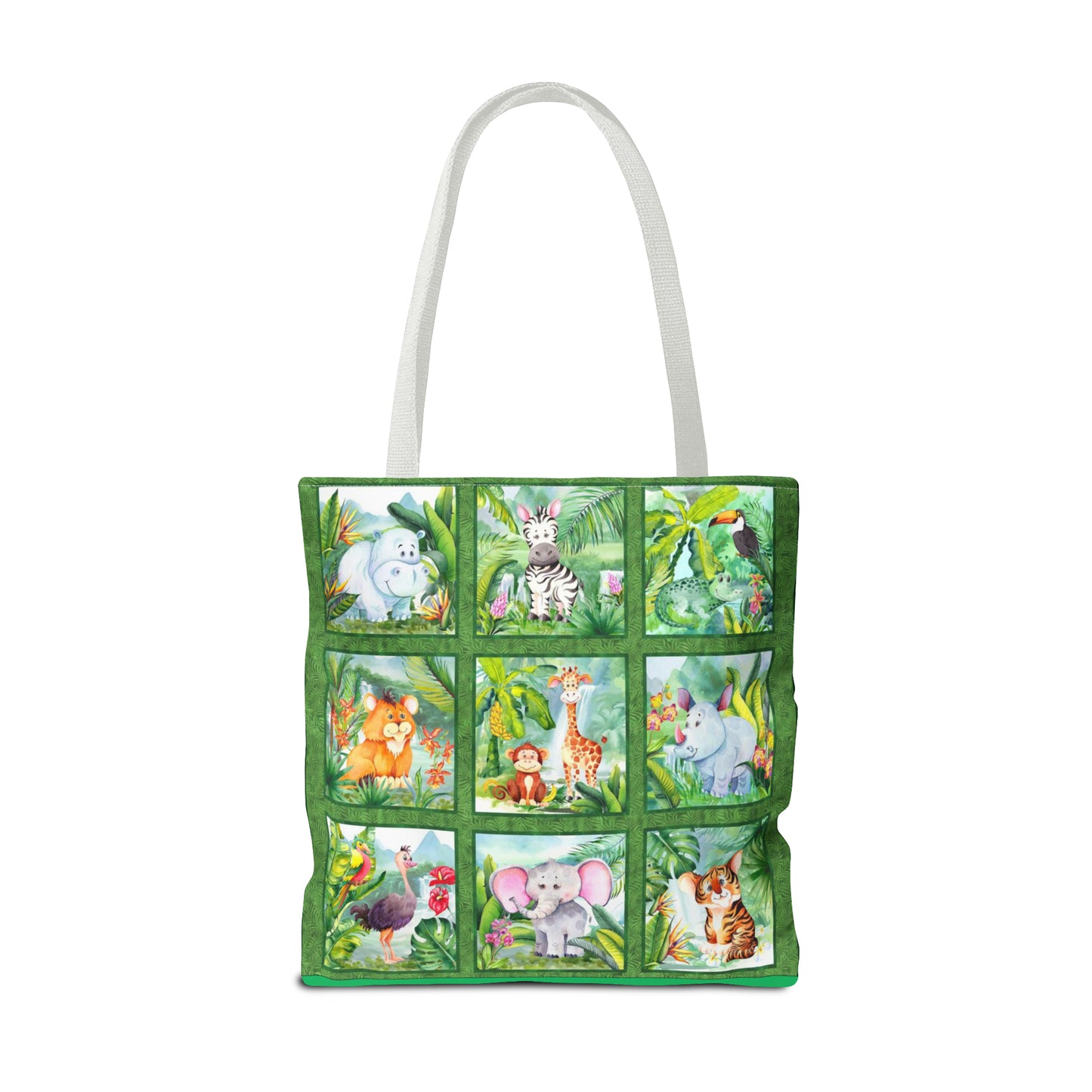 Tote Bag: large-18x18; "Jungle Friends"