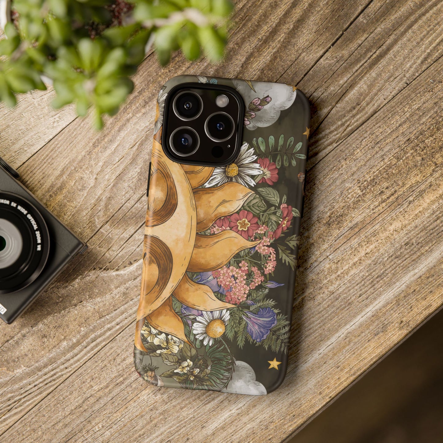 Samsung Galaxy Series Tough Case-Phone Case: The Sun, The Moon and The Stars: Sun Smiling
