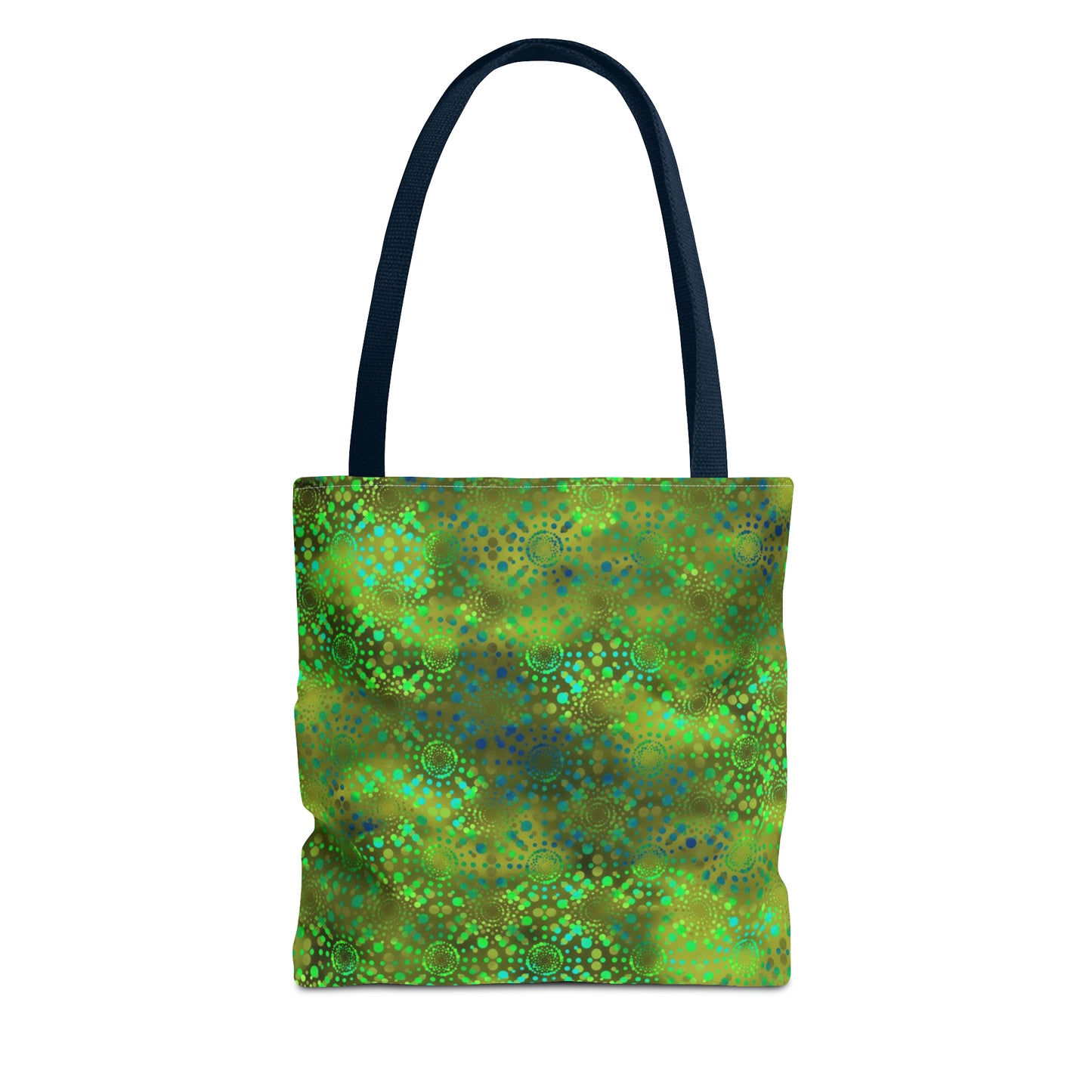 Tote Bag: Large-18x18; Dreamscapes-Green Kalaidoscope
