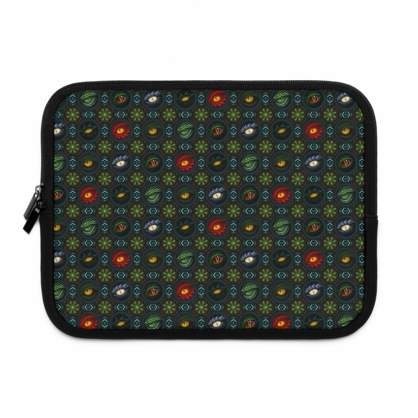 Colorful Eye Pattern Laptop Sleeve - Protective and Stylish Tech Accessory
