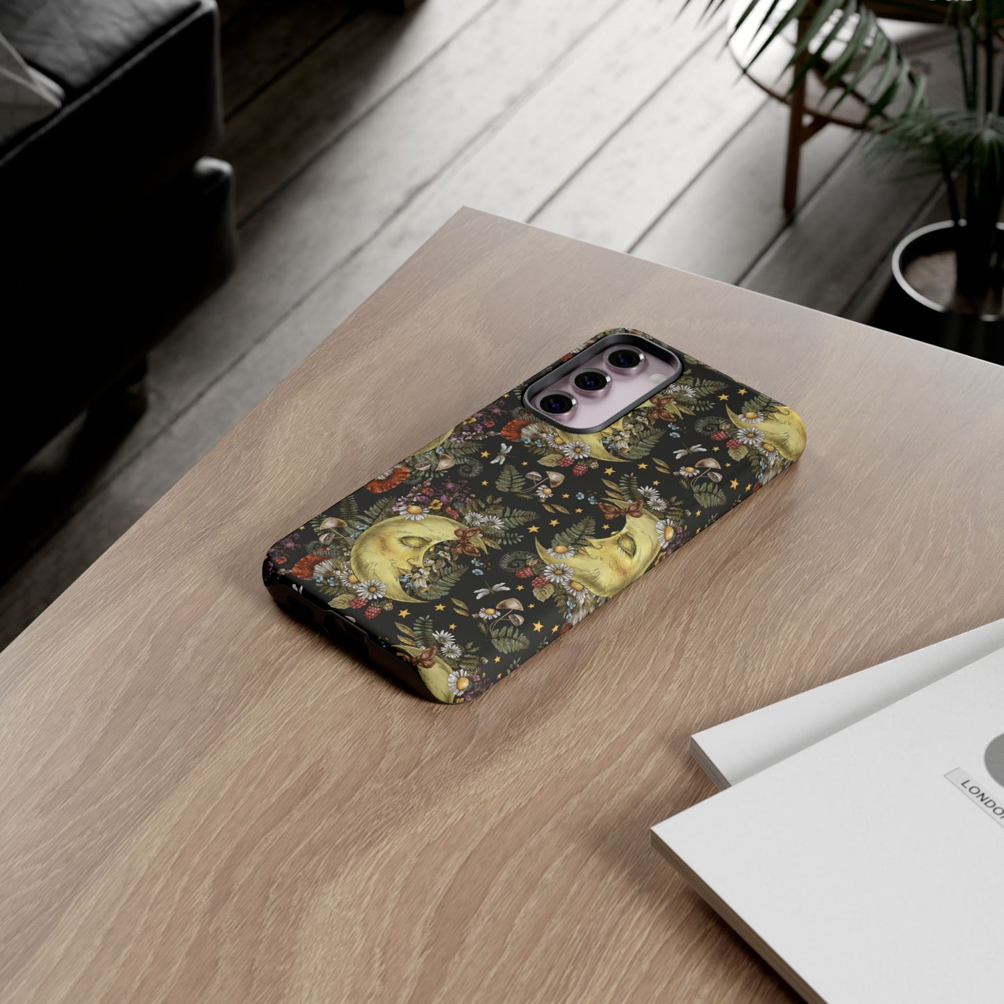 Samsung Galaxy S23 - Tough Case-Phone Case: The Sun, The Moon, And the Stars-Smiling Suns