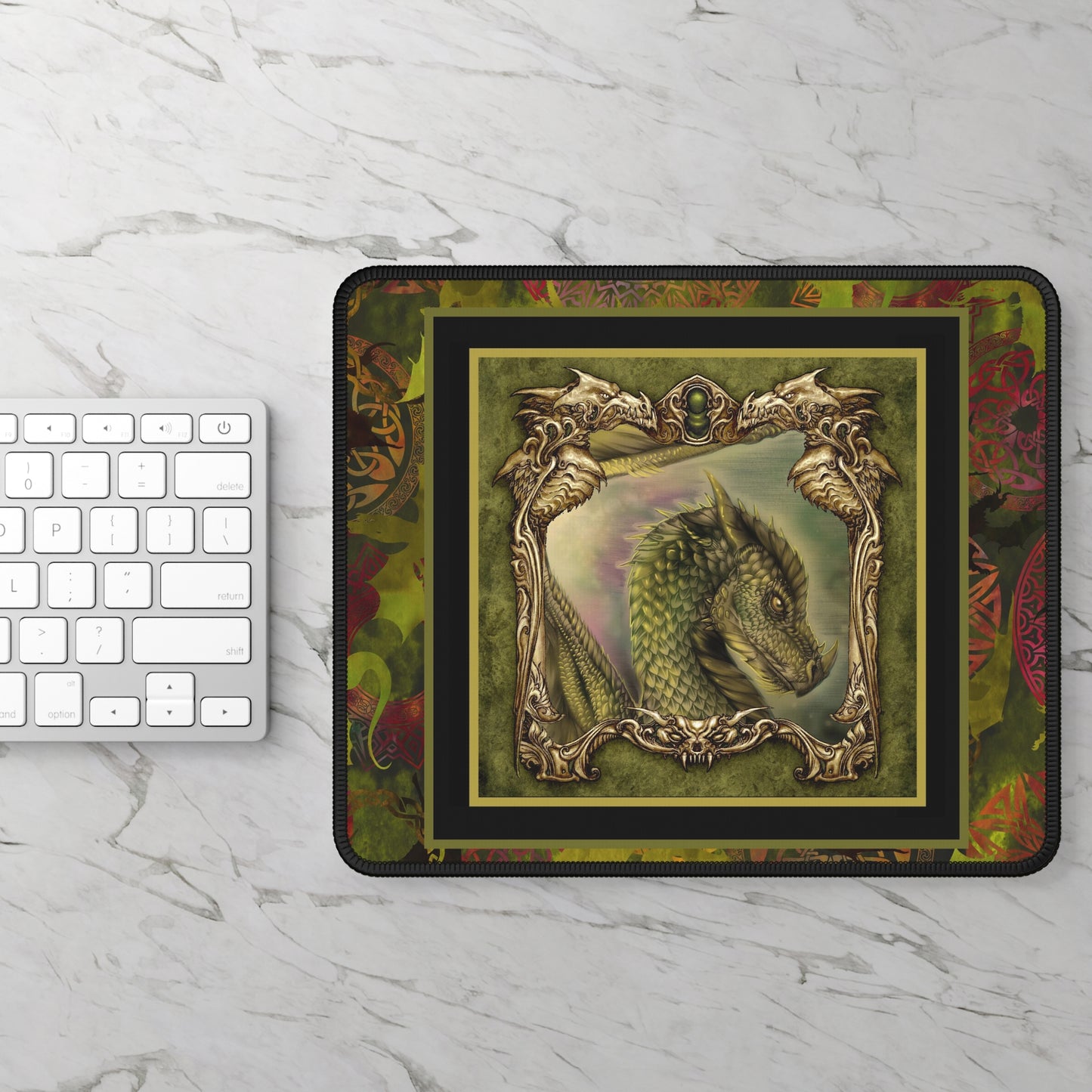 Mouse Pad-Gaming; 9x7 - "Dragons"