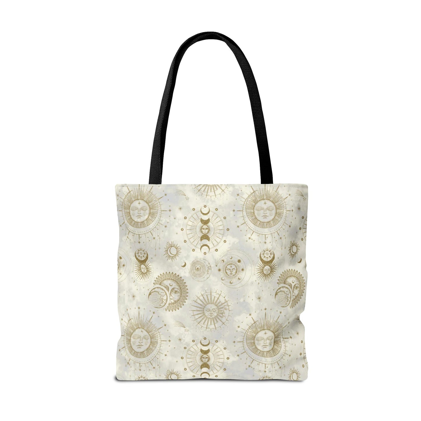 Tote Bag: large-18x18; "The Sun, The Moon, And The Stars"