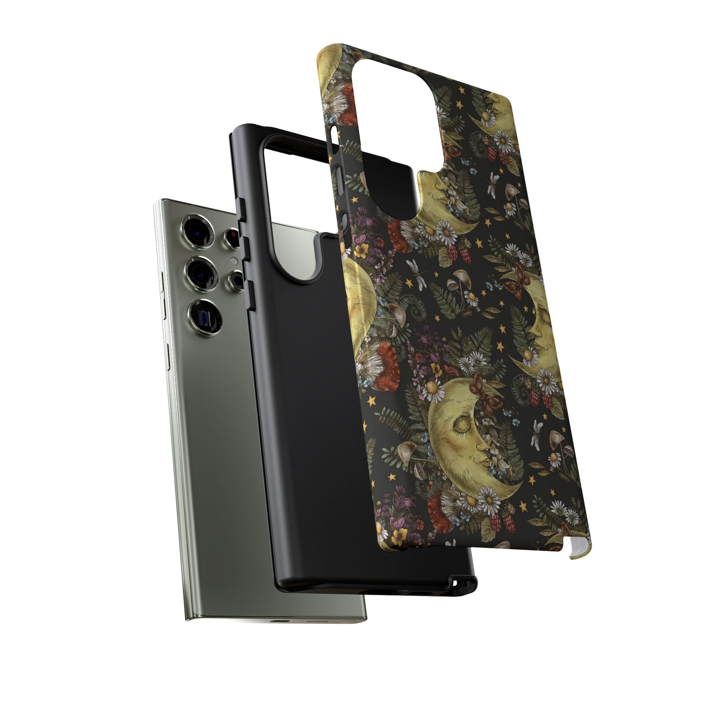 Samsung Galaxy S23 - Tough Case-Phone Case: The Sun, The Moon, And the Stars-Smiling Suns