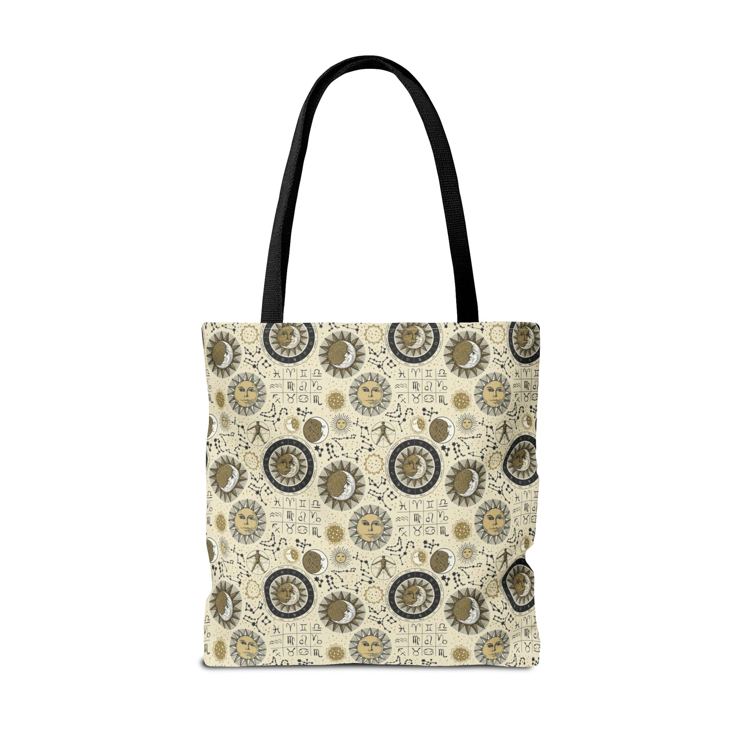Tote Bag: large-18x18; "The Sun, The Moon, And The Stars"