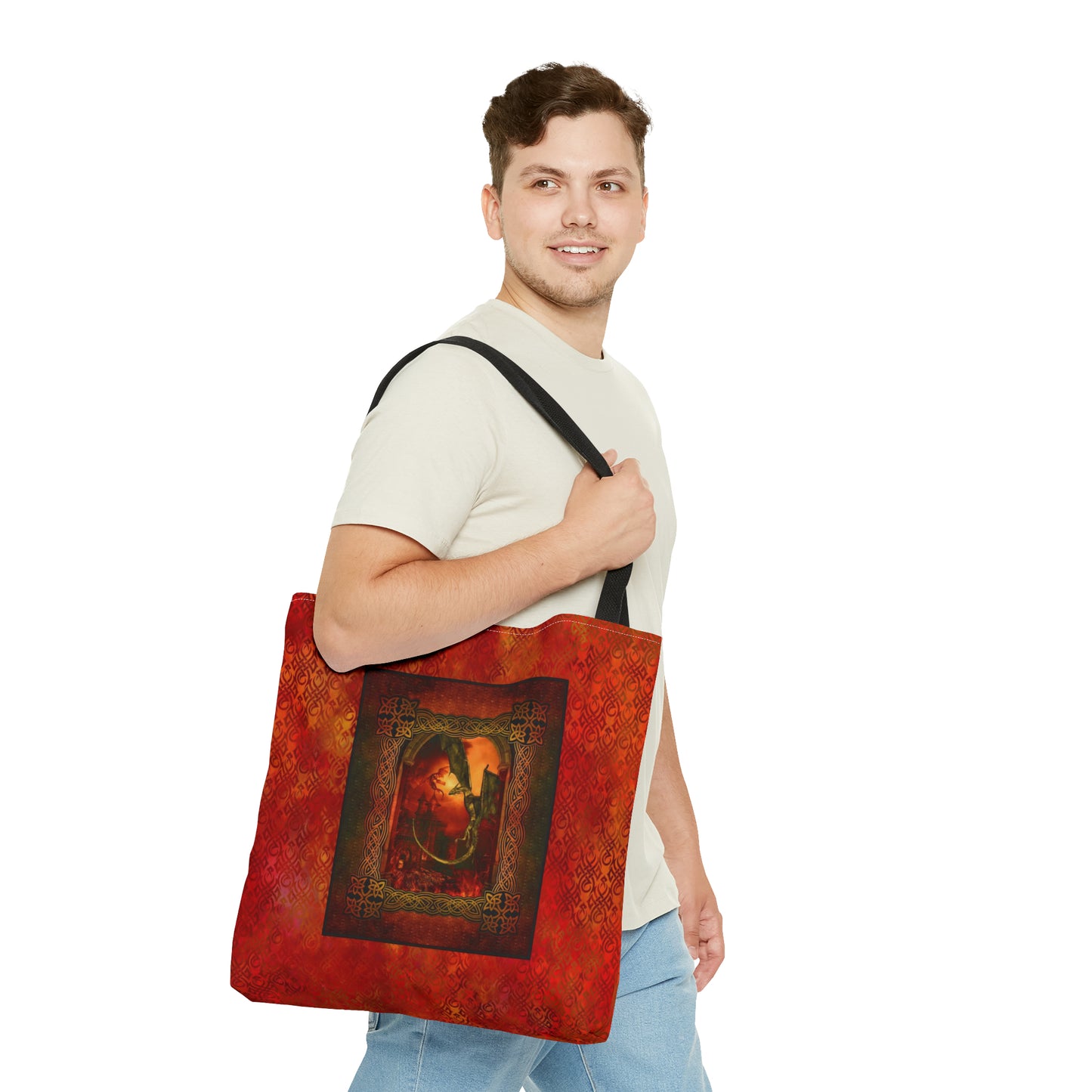 Tote Bag: large-18x18; "Dragons"