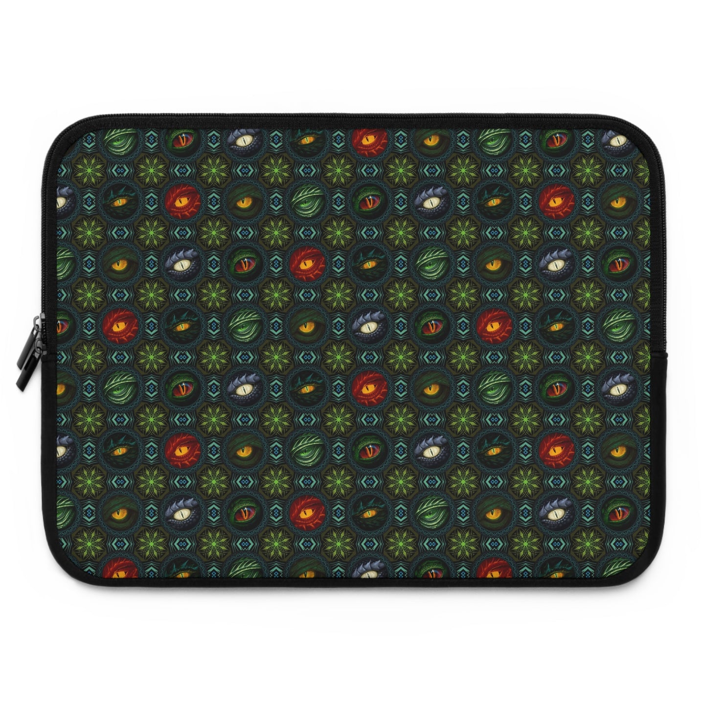Colorful Eye Pattern Laptop Sleeve - Protective and Stylish Tech Accessory