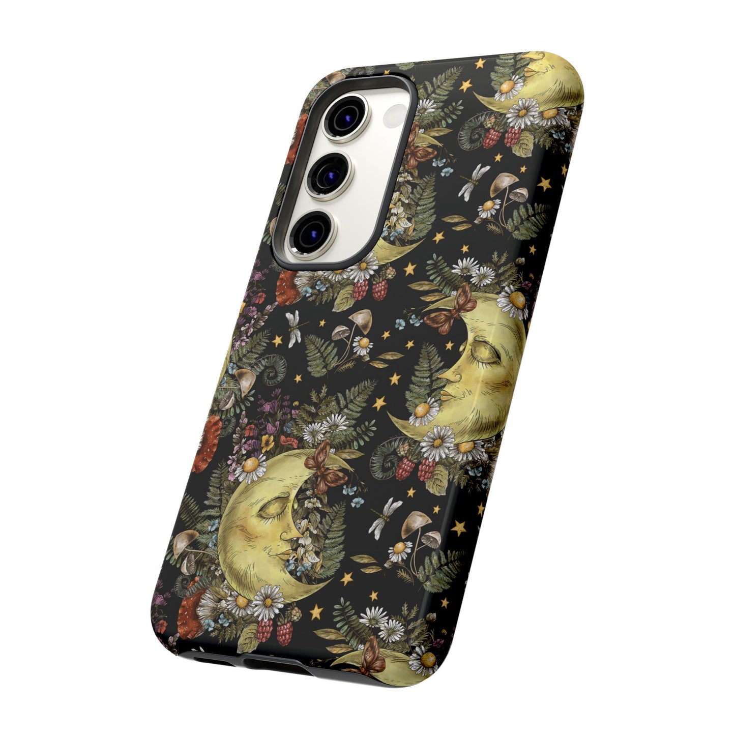 Samsung Galaxy S23 - Tough Case-Phone Case: The Sun, The Moon, And the Stars-Smiling Suns