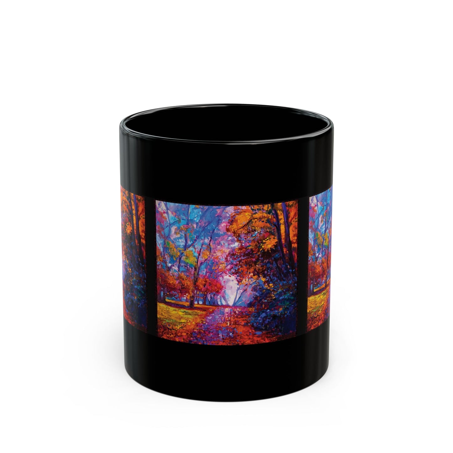 Ceramic Mug: Black; Year of Art