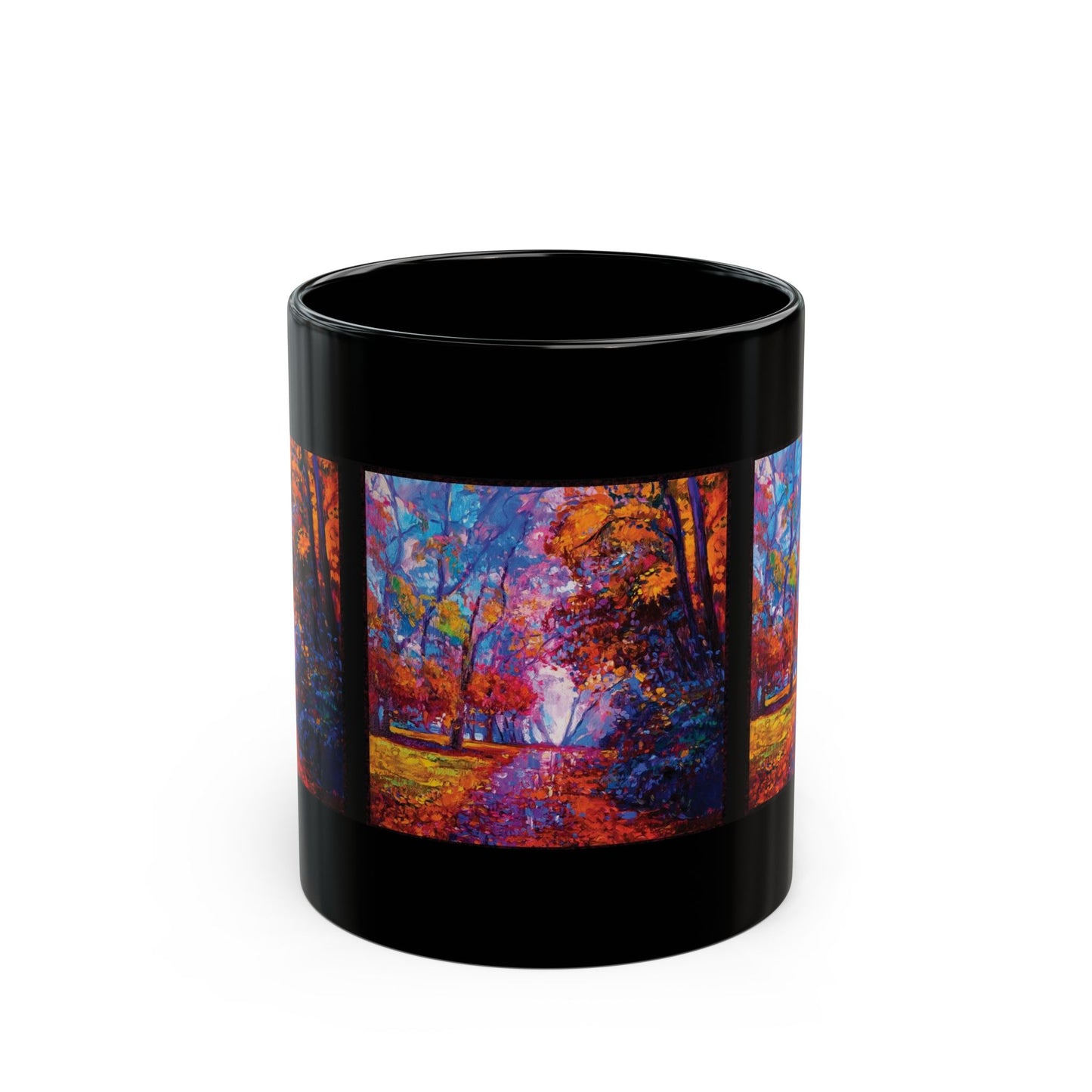 Ceramic Mug: Black; Year of Art