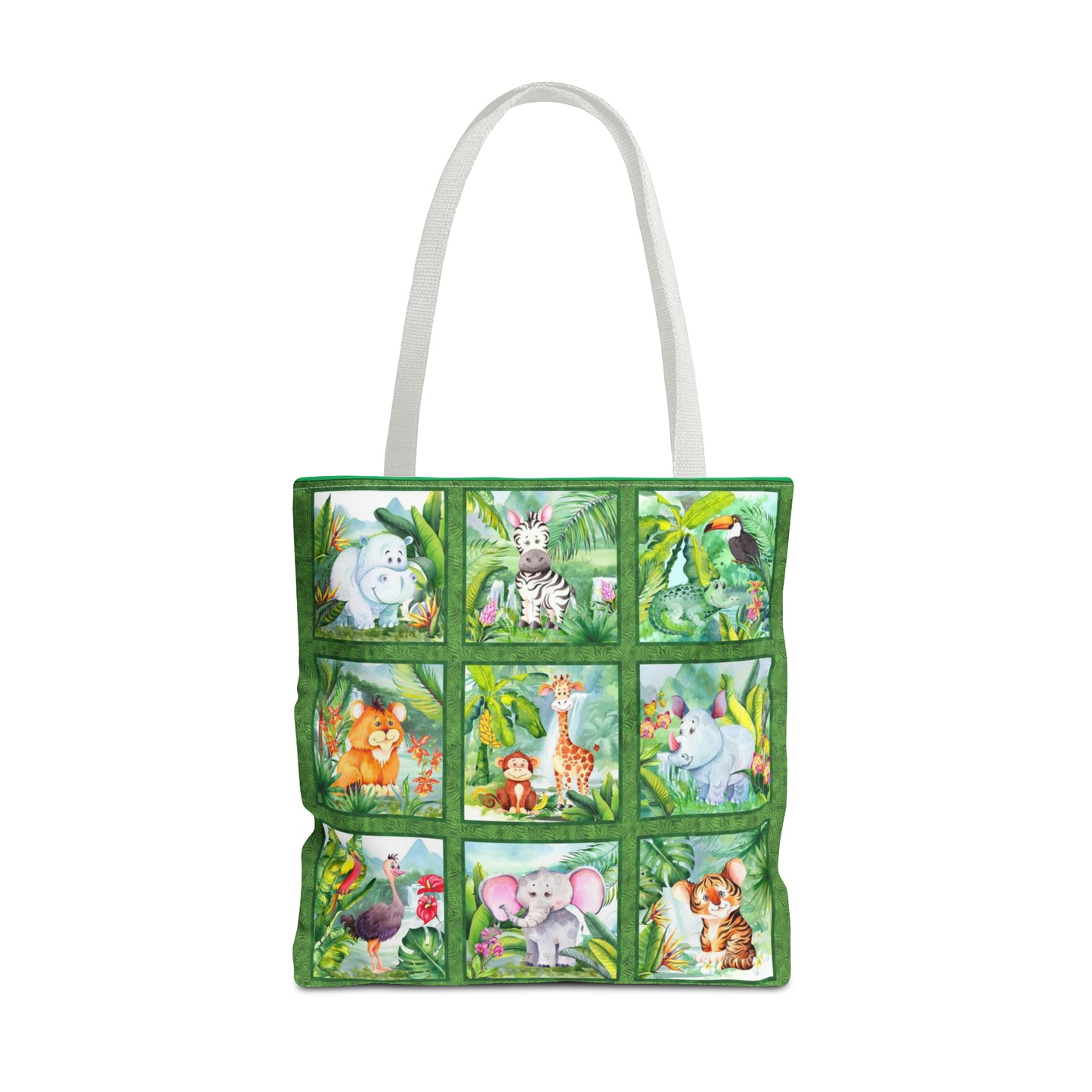 Tote Bag: large-18x18; "Jungle Friends"