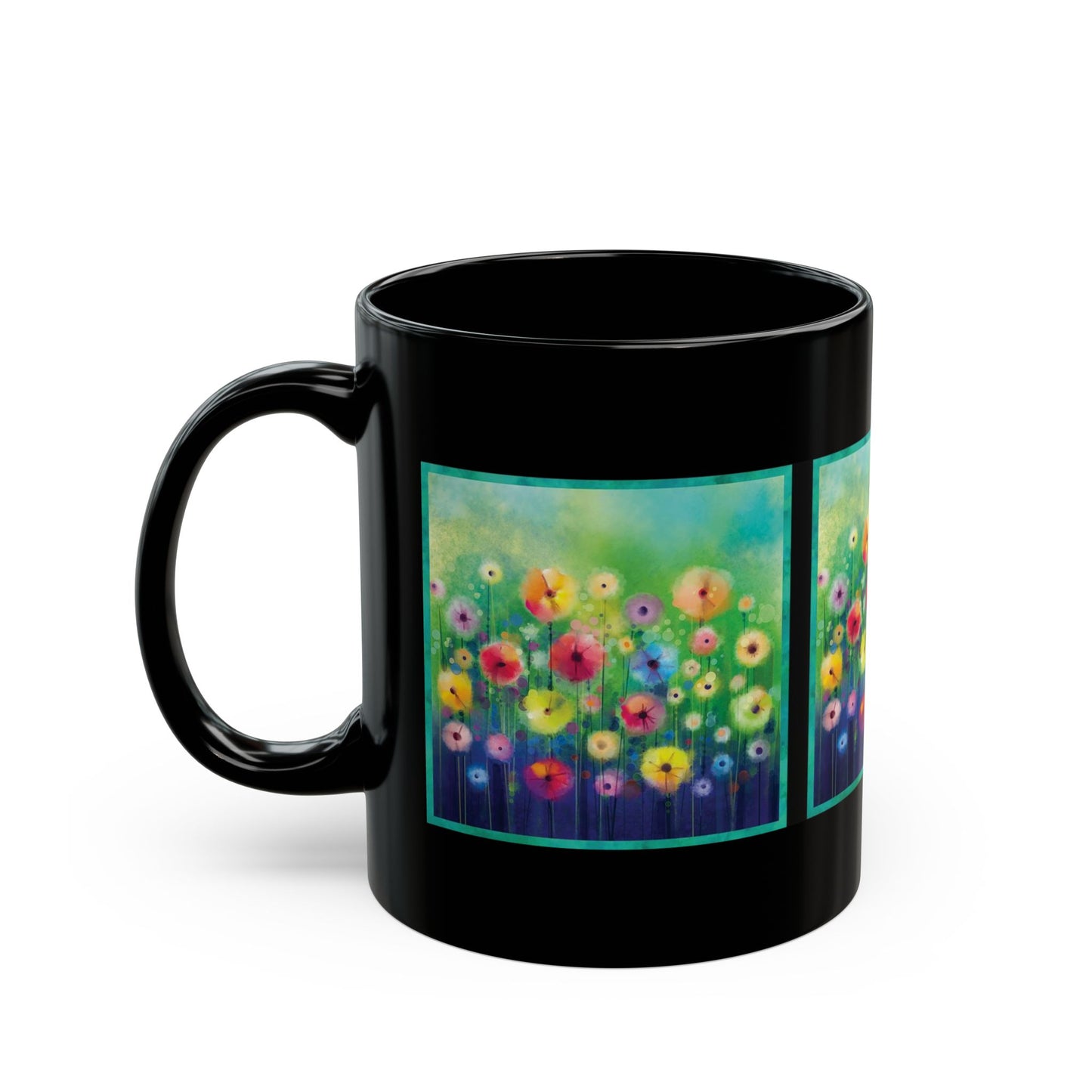 Ceramic Mug: Black; Year of Art