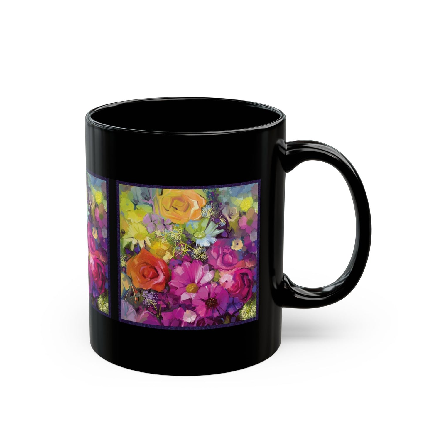 Ceramic Mug: Black; Year of Art
