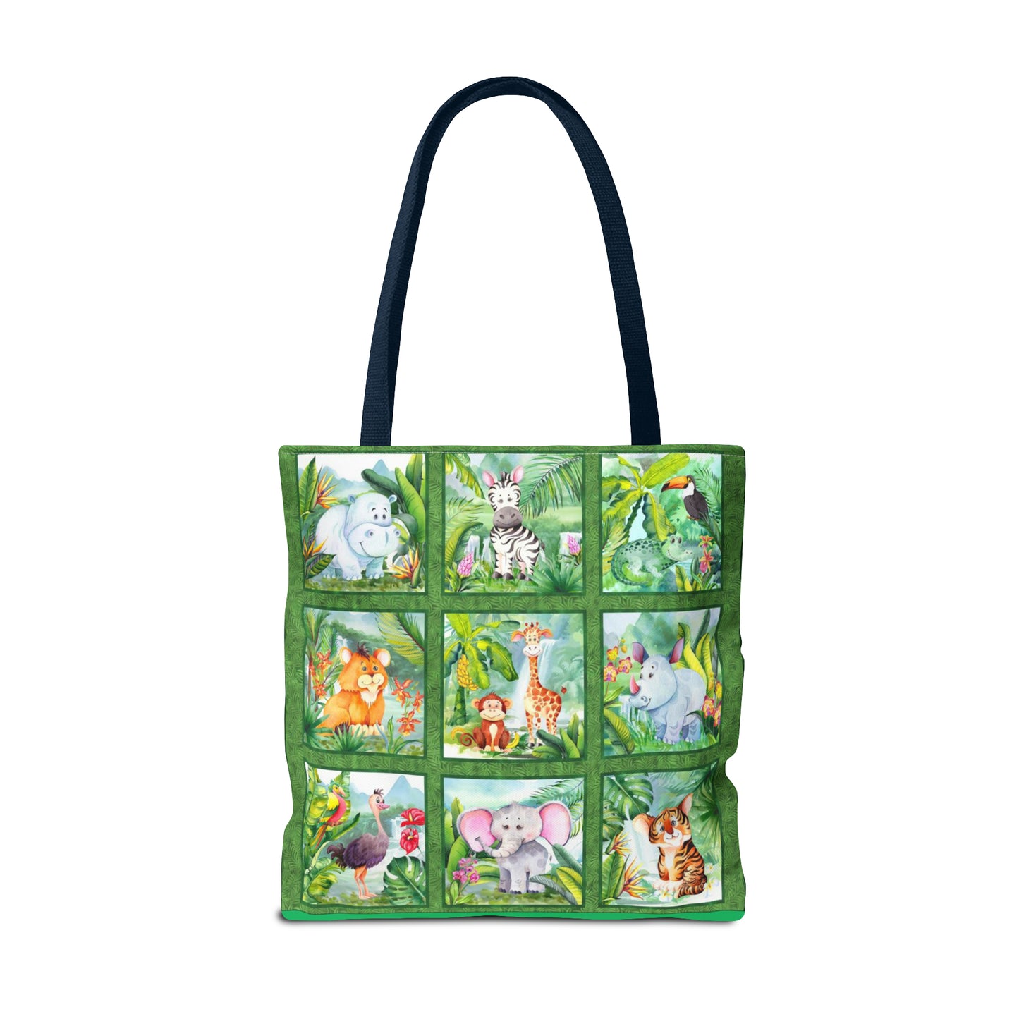 Tote Bag: large-18x18; "Jungle Friends"