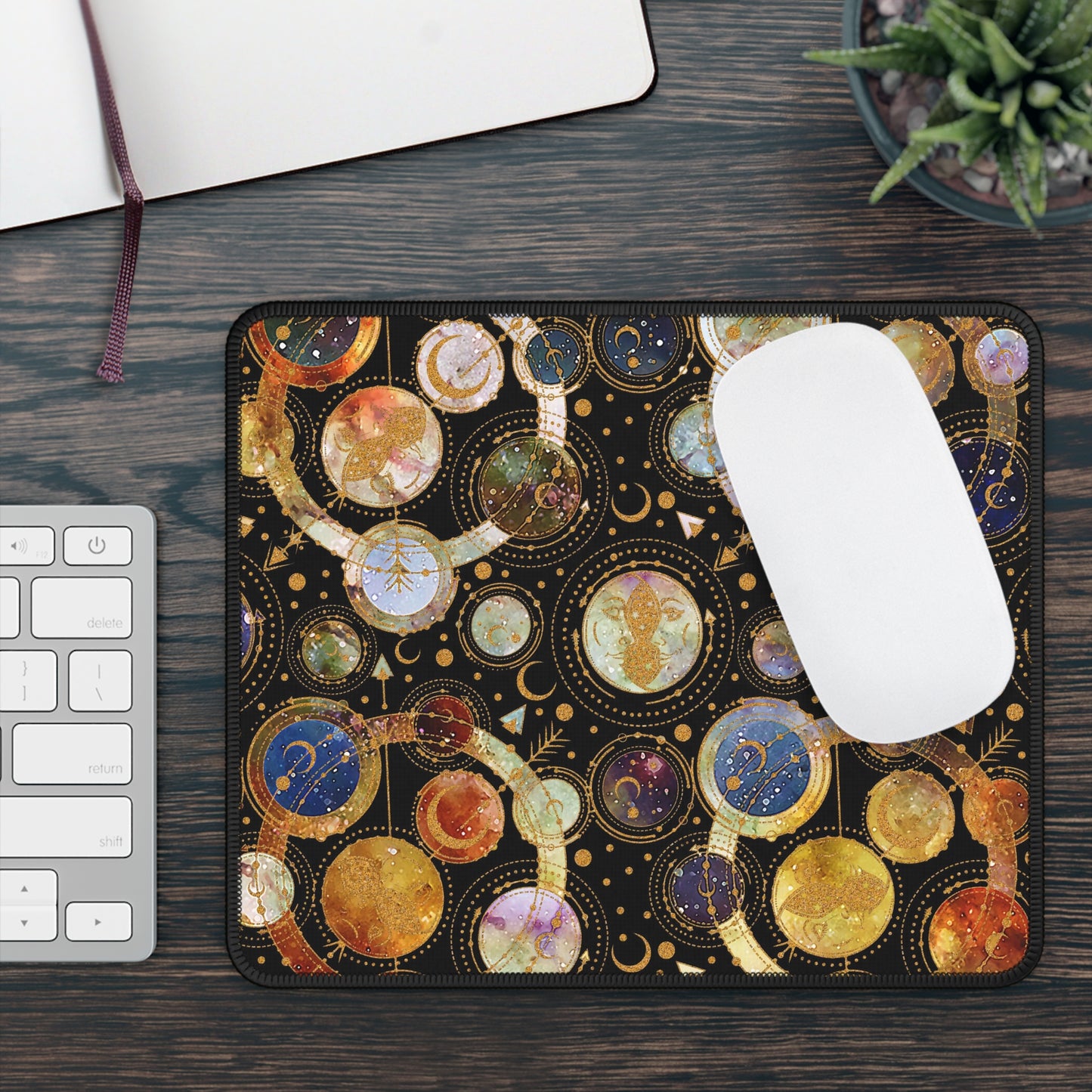 Mouse Pad-Gaming; 9x7: "Cosmos" Planets Panel