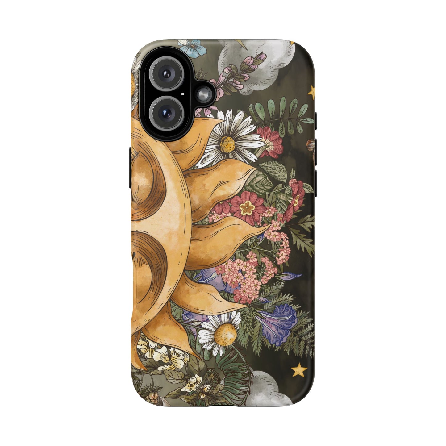 Samsung Galaxy Series Tough Case-Phone Case: The Sun, The Moon and The Stars: Sun Smiling