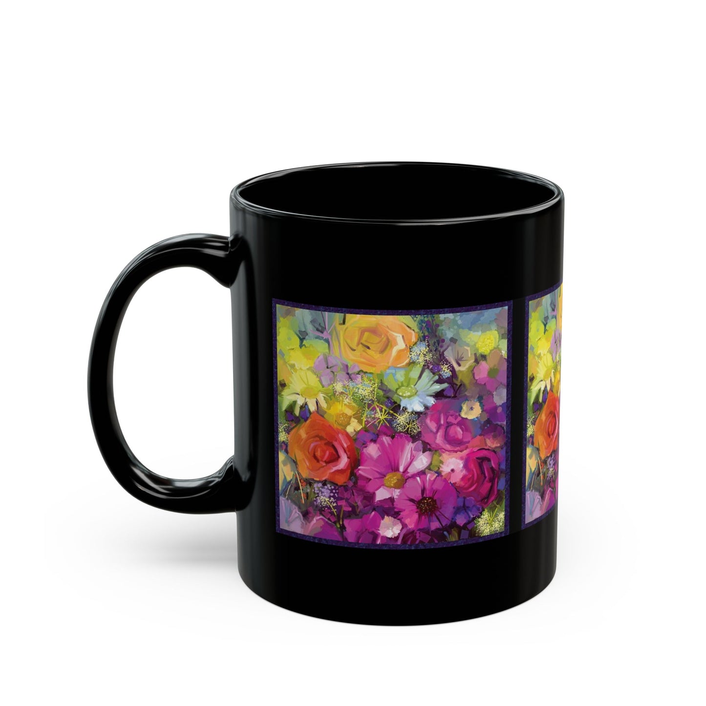 Ceramic Mug: Black; Year of Art