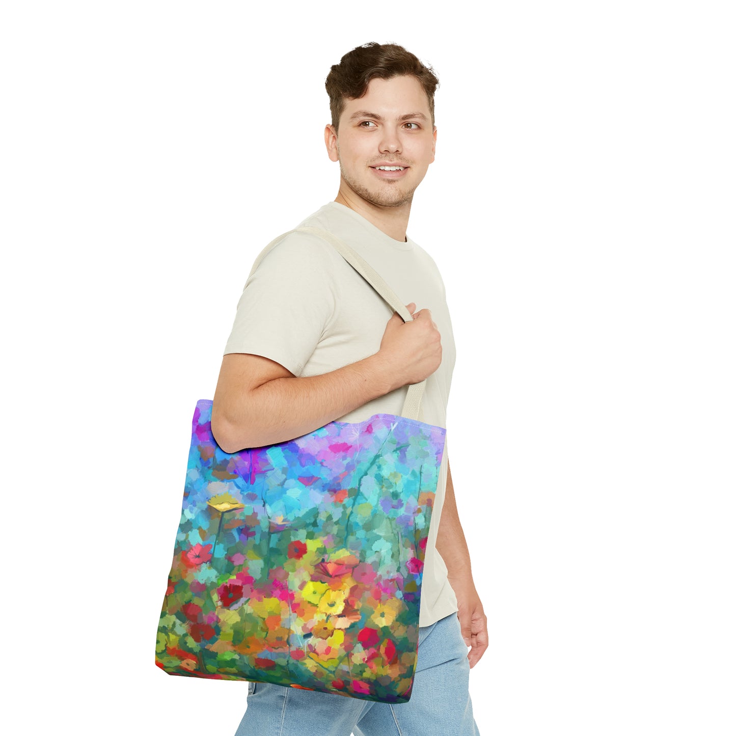 Tote Bag: large-18x18; "Year of Art"