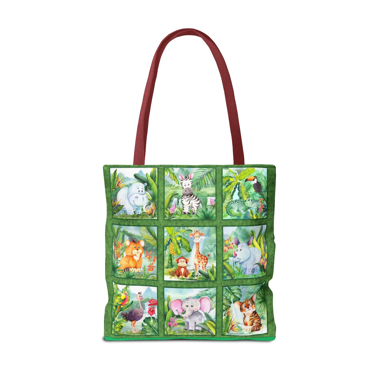 Tote Bag: large-18x18; "Jungle Friends"