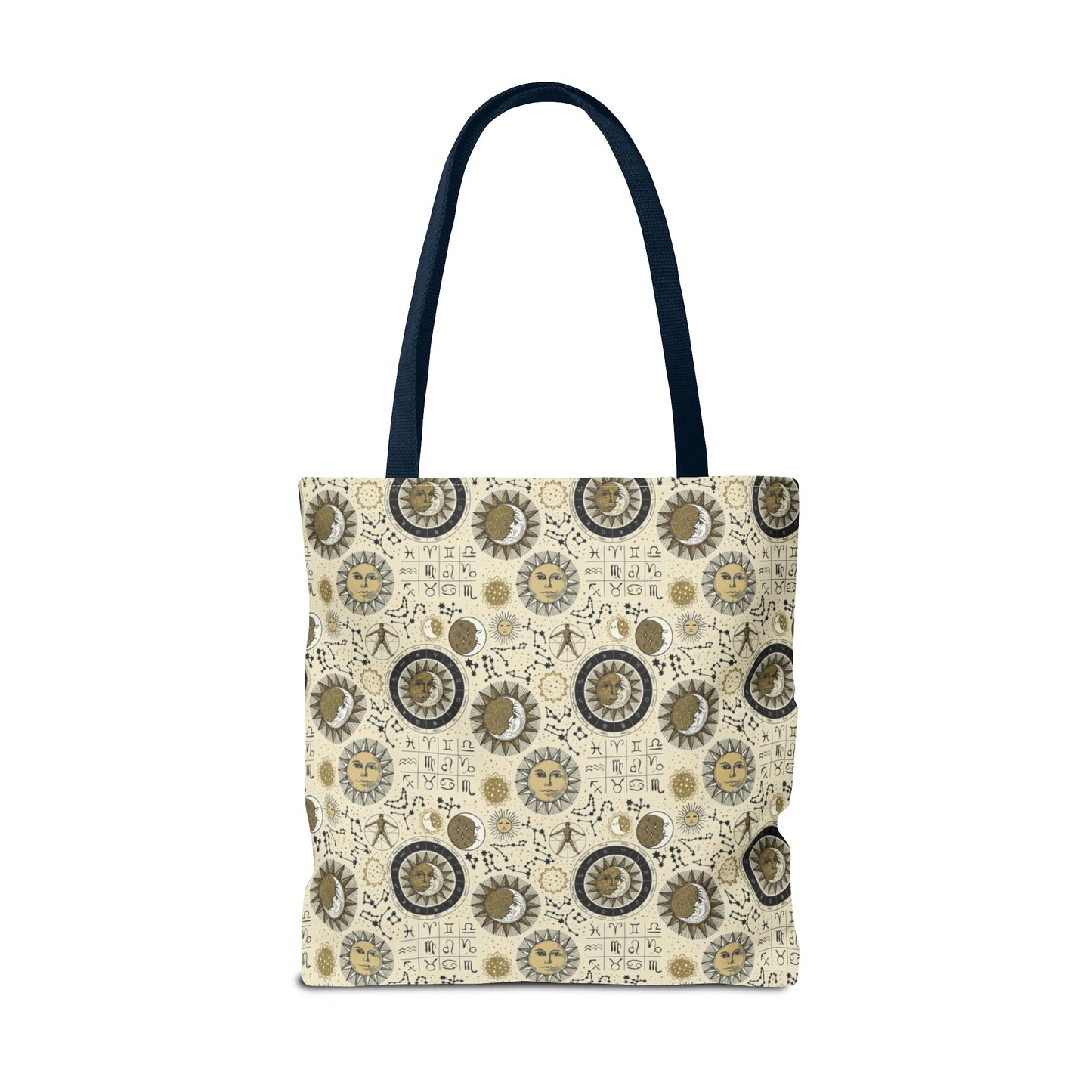 Tote Bag: large-18x18; "The Sun, The Moon, And The Stars"