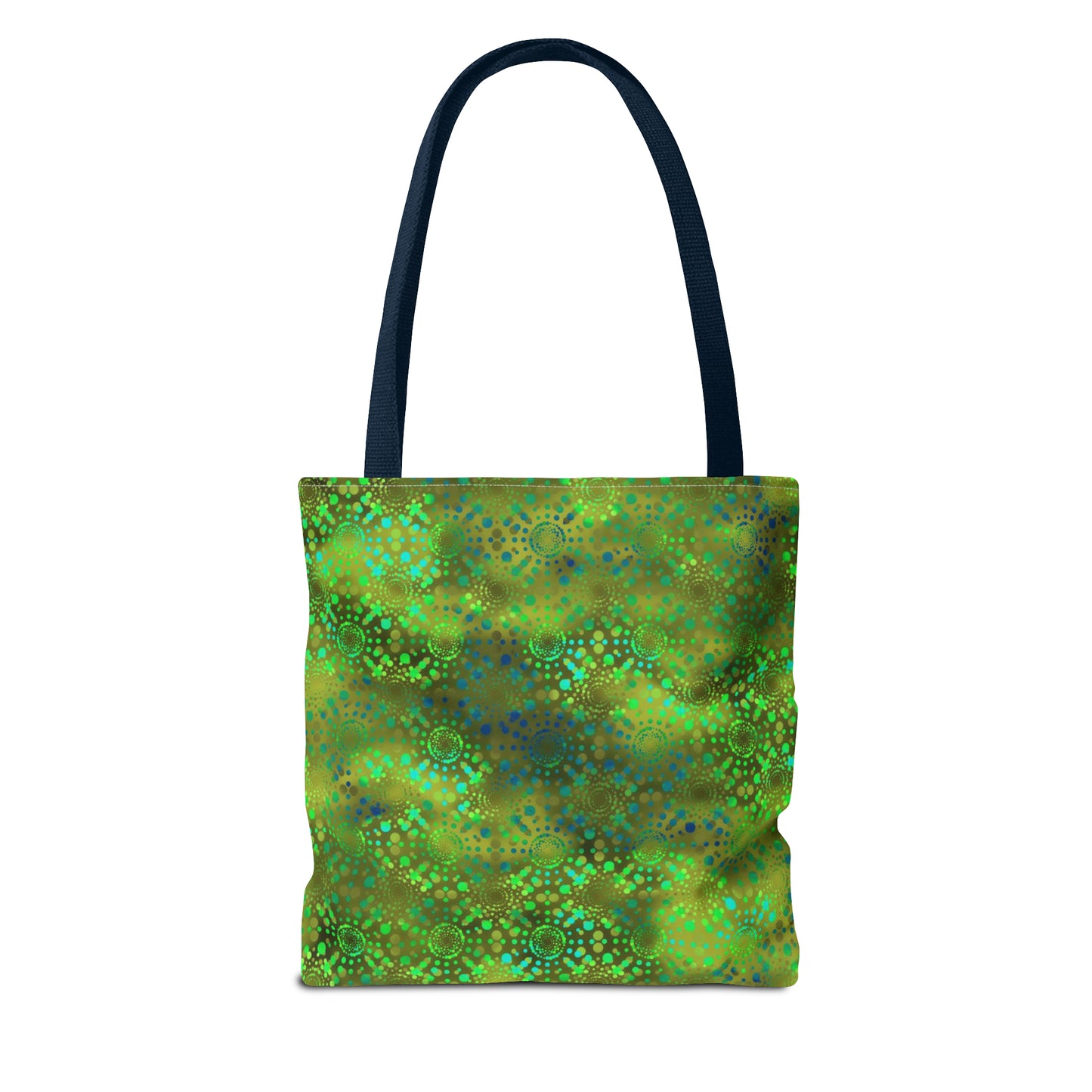 Tote Bag: Large-18x18; Dreamscapes-Green Kalaidoscope