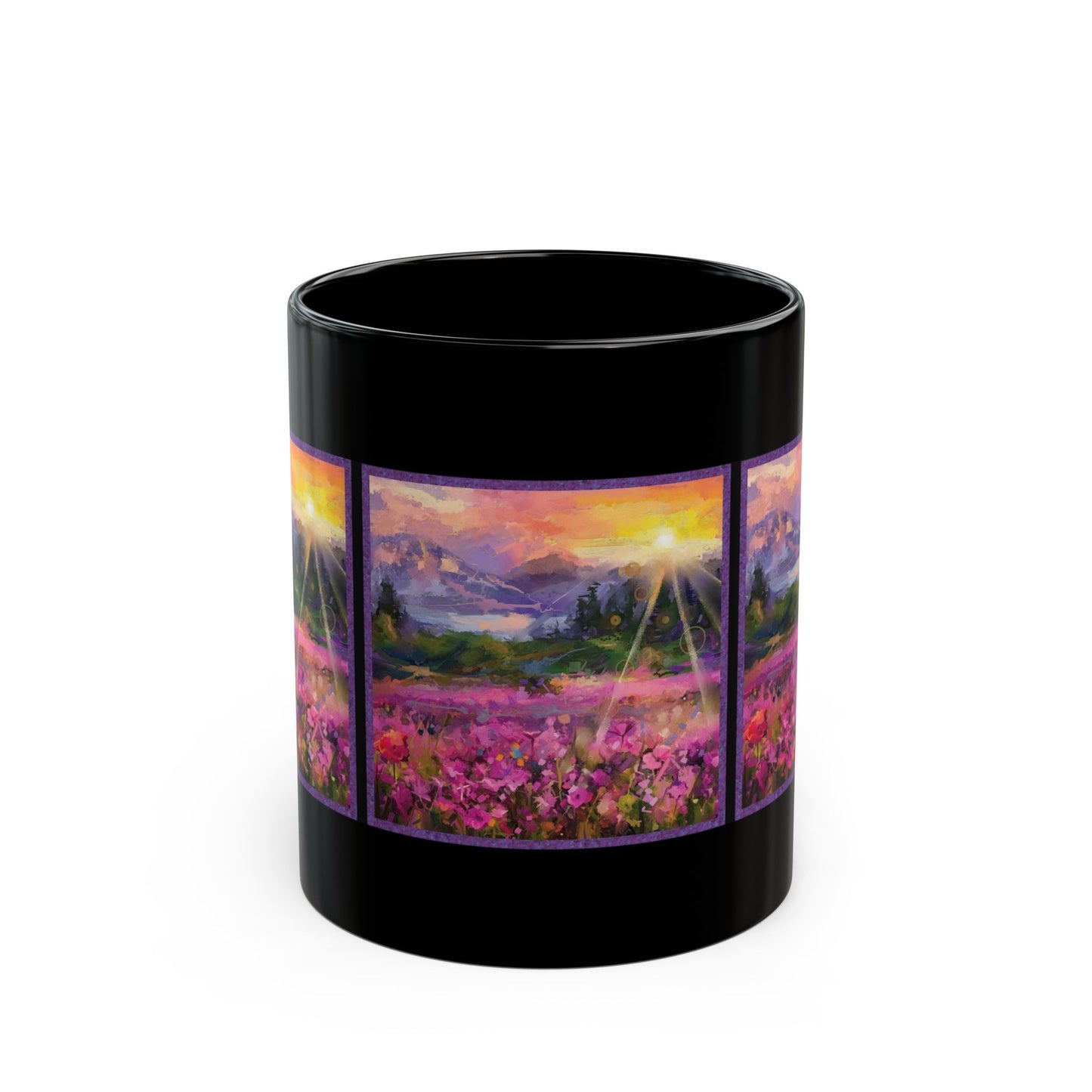 Ceramic Mug: Black; Year of Art