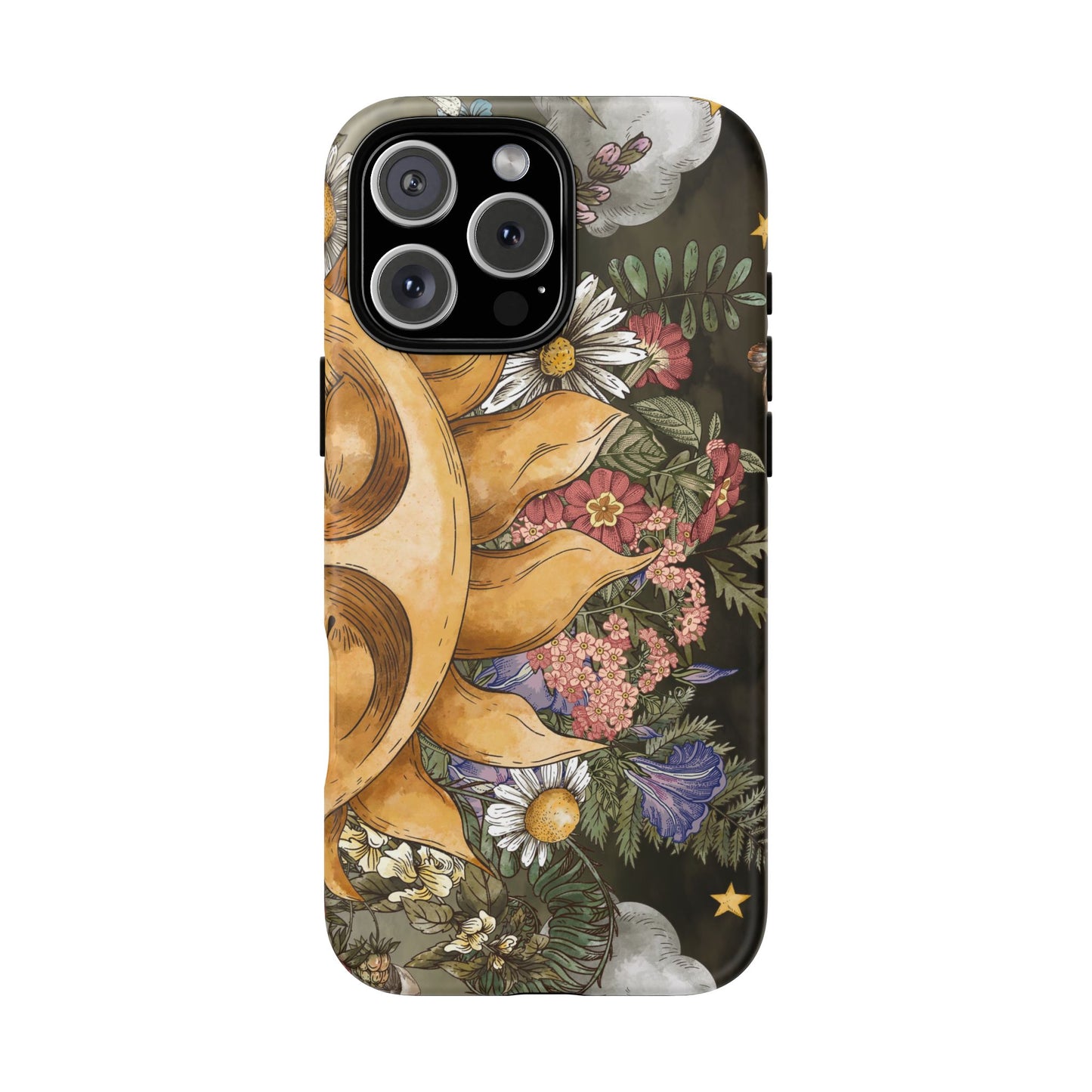 Samsung Galaxy Series Tough Case-Phone Case: The Sun, The Moon and The Stars: Sun Smiling