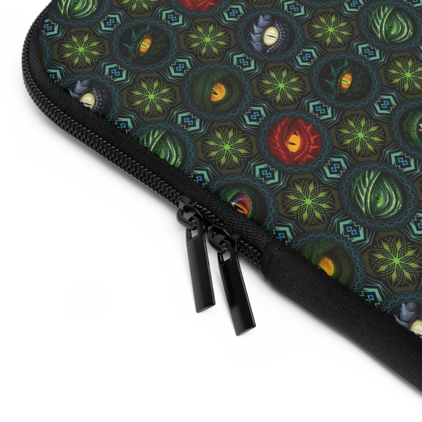 Colorful Eye Pattern Laptop Sleeve - Protective and Stylish Tech Accessory