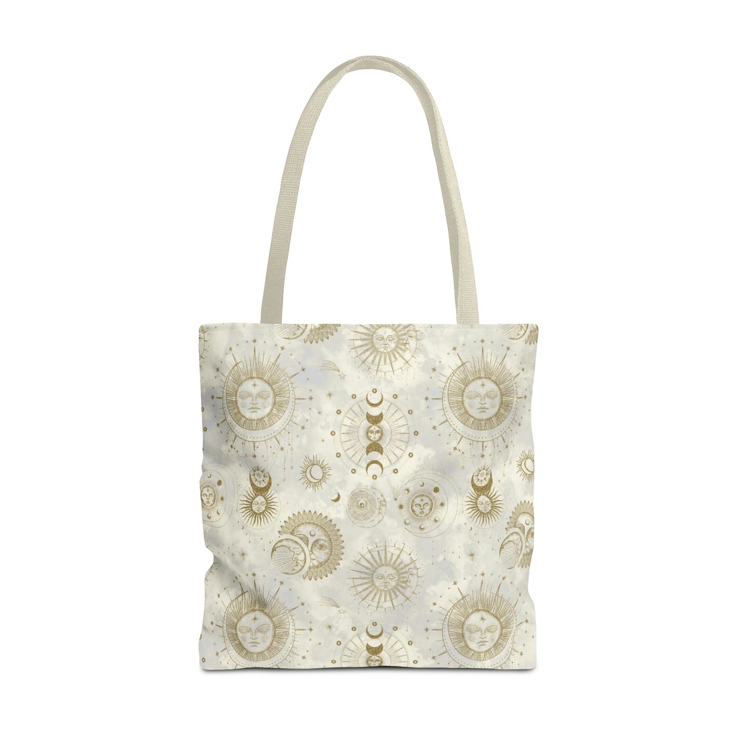Tote Bag: large-18x18; "The Sun, The Moon, And The Stars"