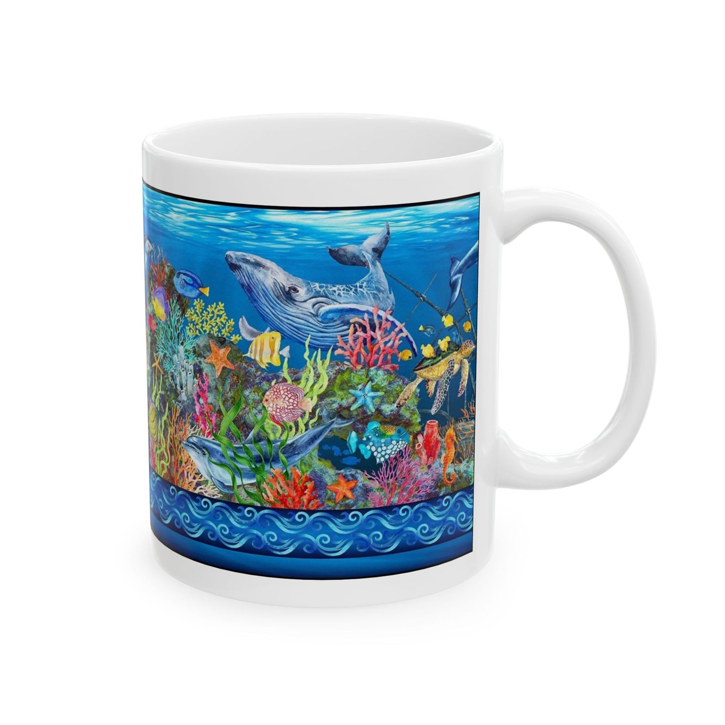 Ceramic Mug: White; Calypso