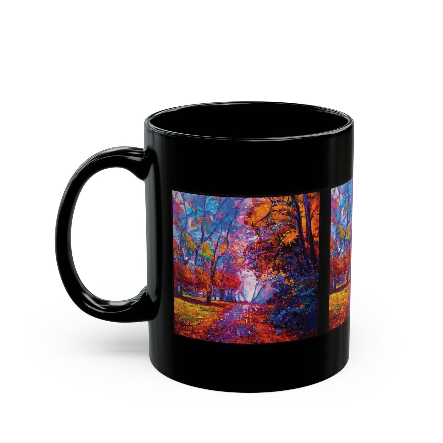 Ceramic Mug: Black; Year of Art