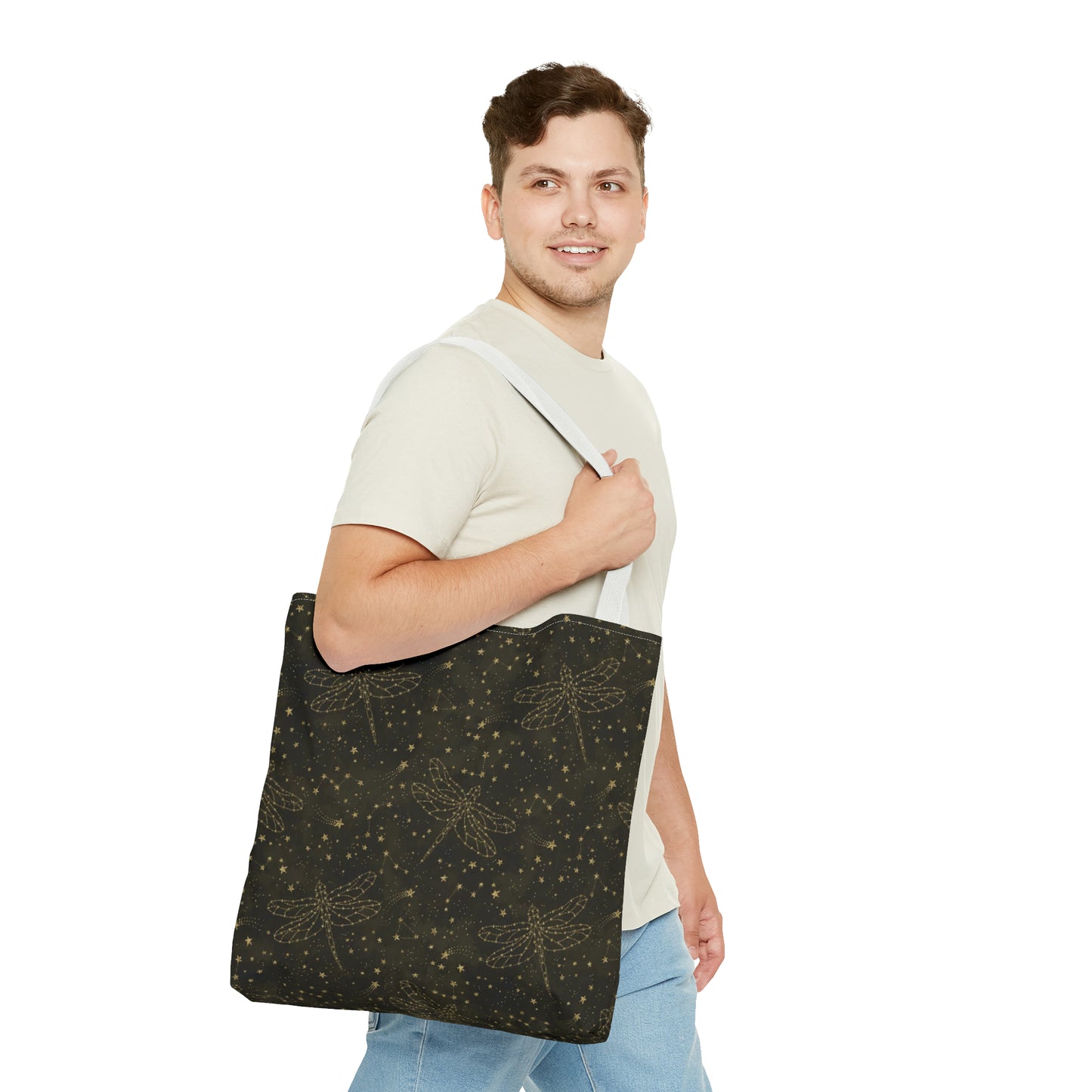 Tote Bag: large-18x18; "The Sun, The Moon, And The Stars"