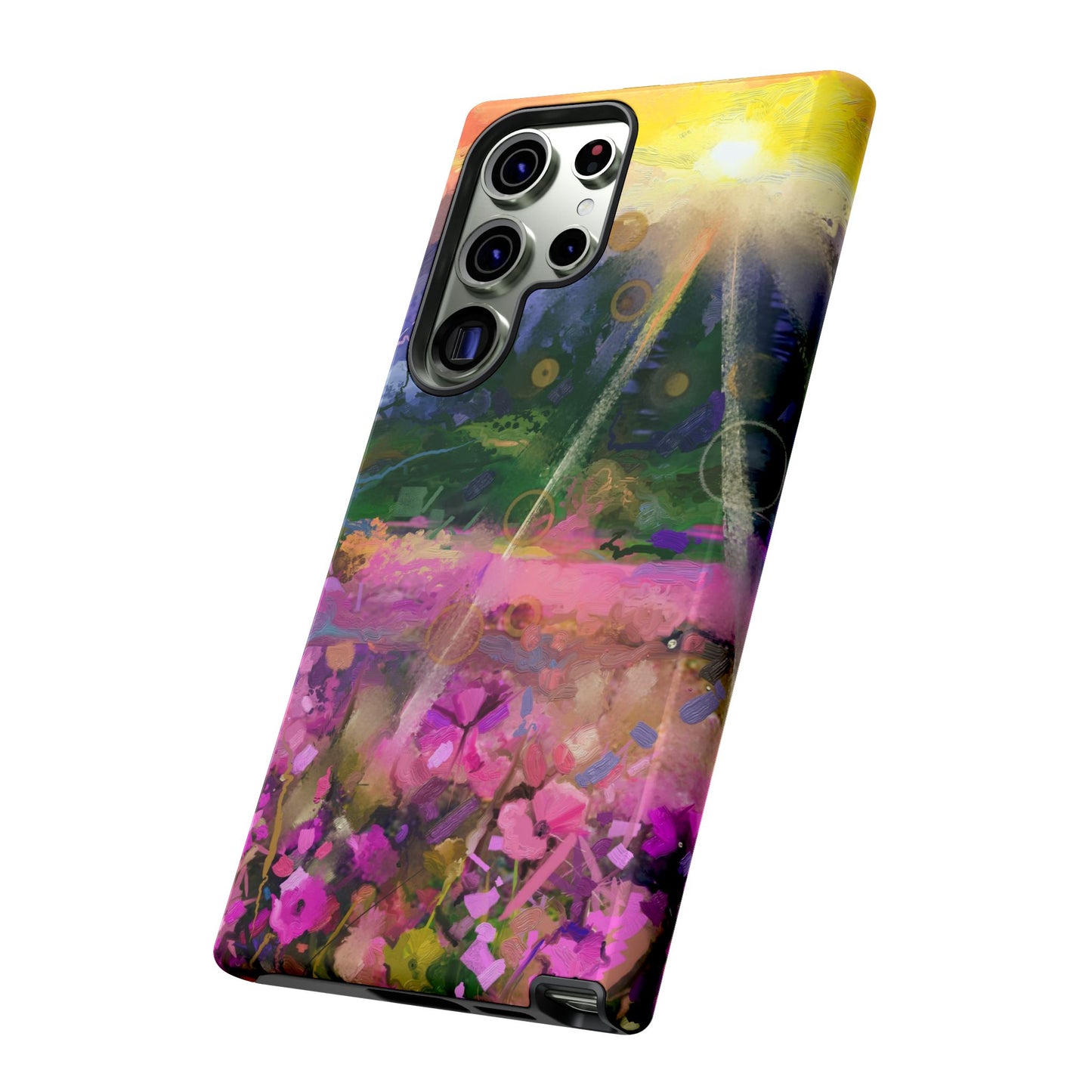 Samsung Galaxy S23 - Tough Case-Phone Case: Year of Art-Sunset with Flowers