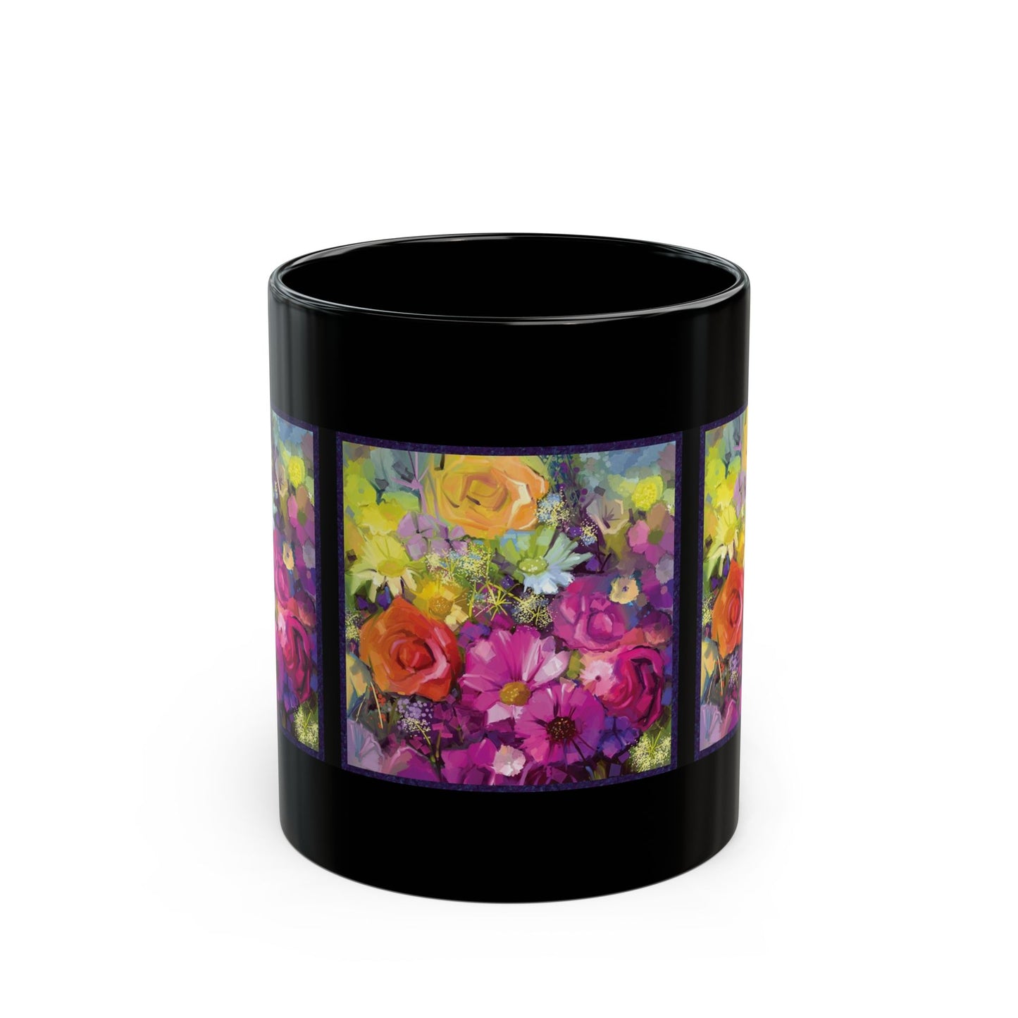 Ceramic Mug: Black; Year of Art