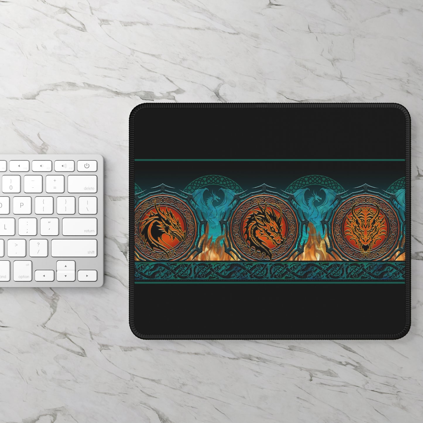 Dragon-Themed Gaming Mouse Pad - Perfect for Gamers & Enthusiasts