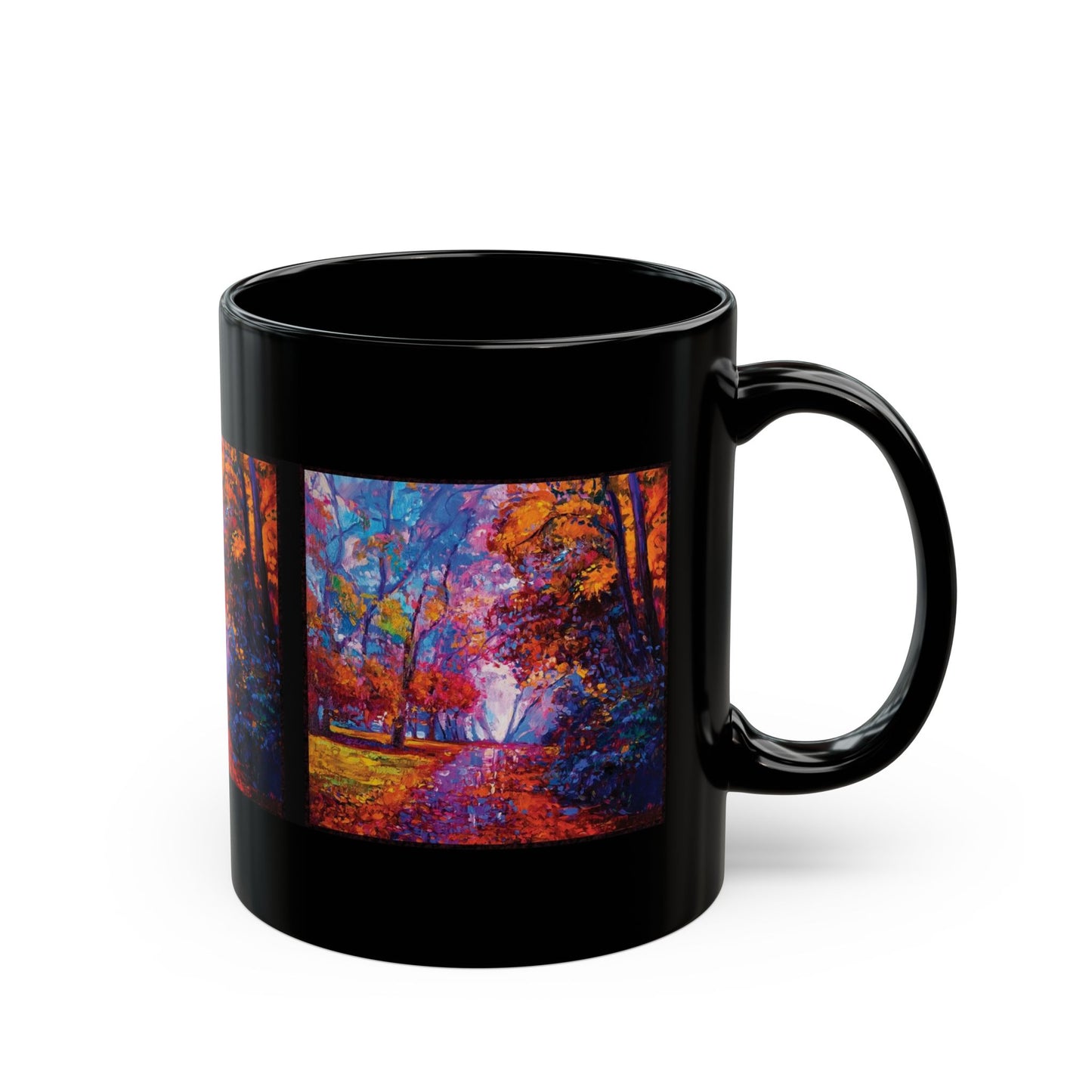 Ceramic Mug: Black; Year of Art
