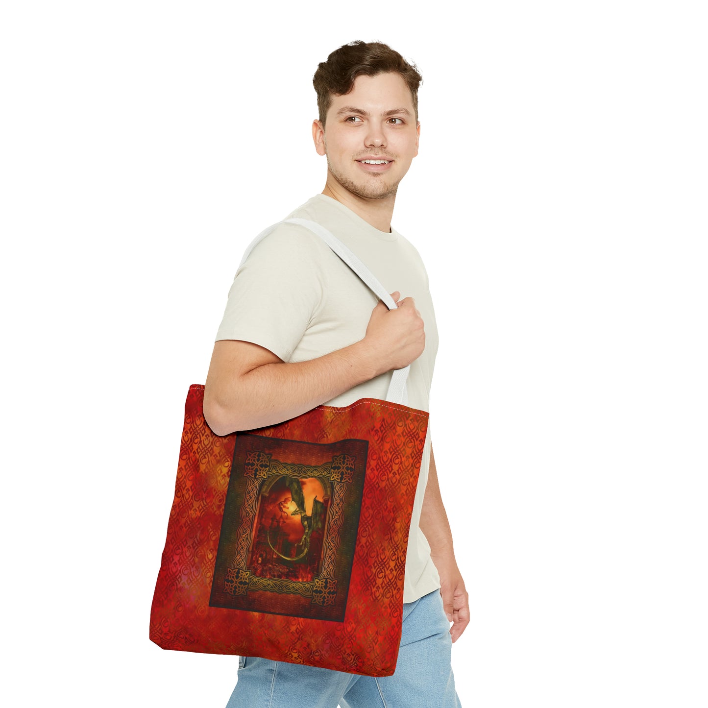 Tote Bag: large-18x18; "Dragons"