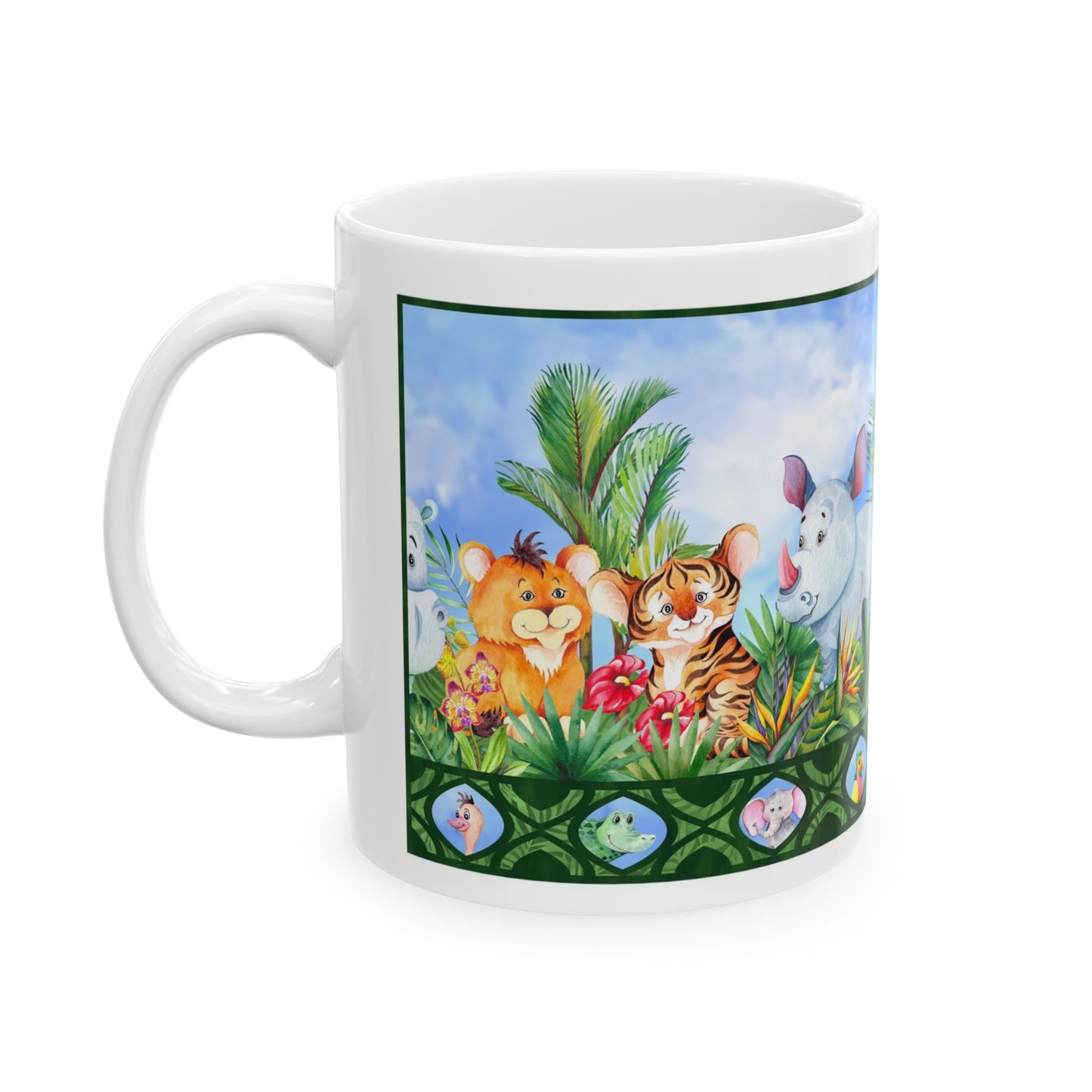 Ceramic Mug: White; In The Jungle